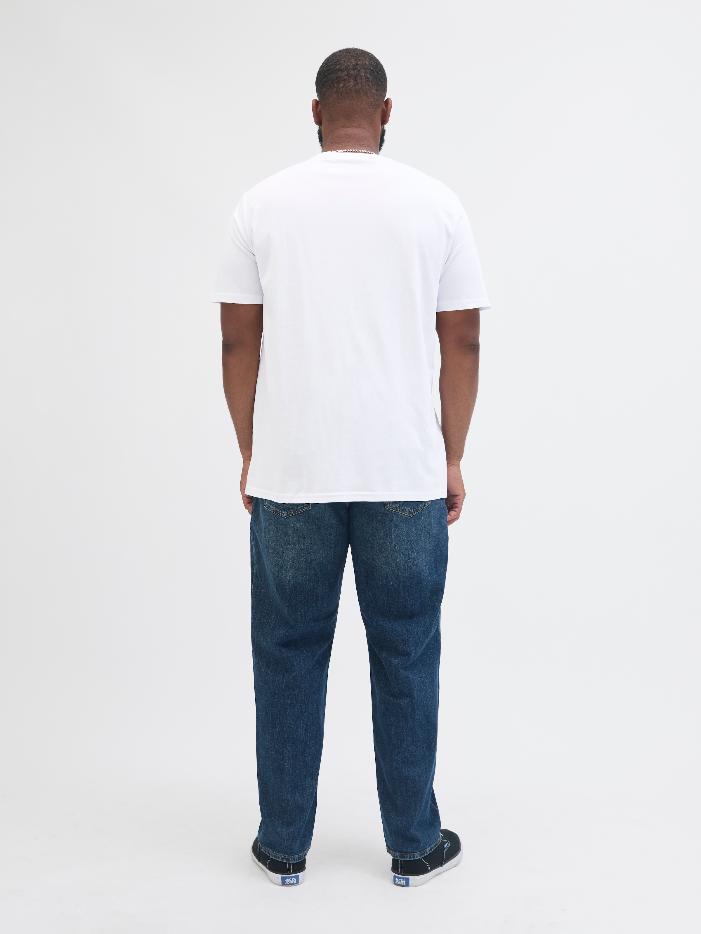 Jack & Jones PlusSize T-Shirt »JJESOHO TEE SS CREW NECK NOOS PLS«, mit Logobranding