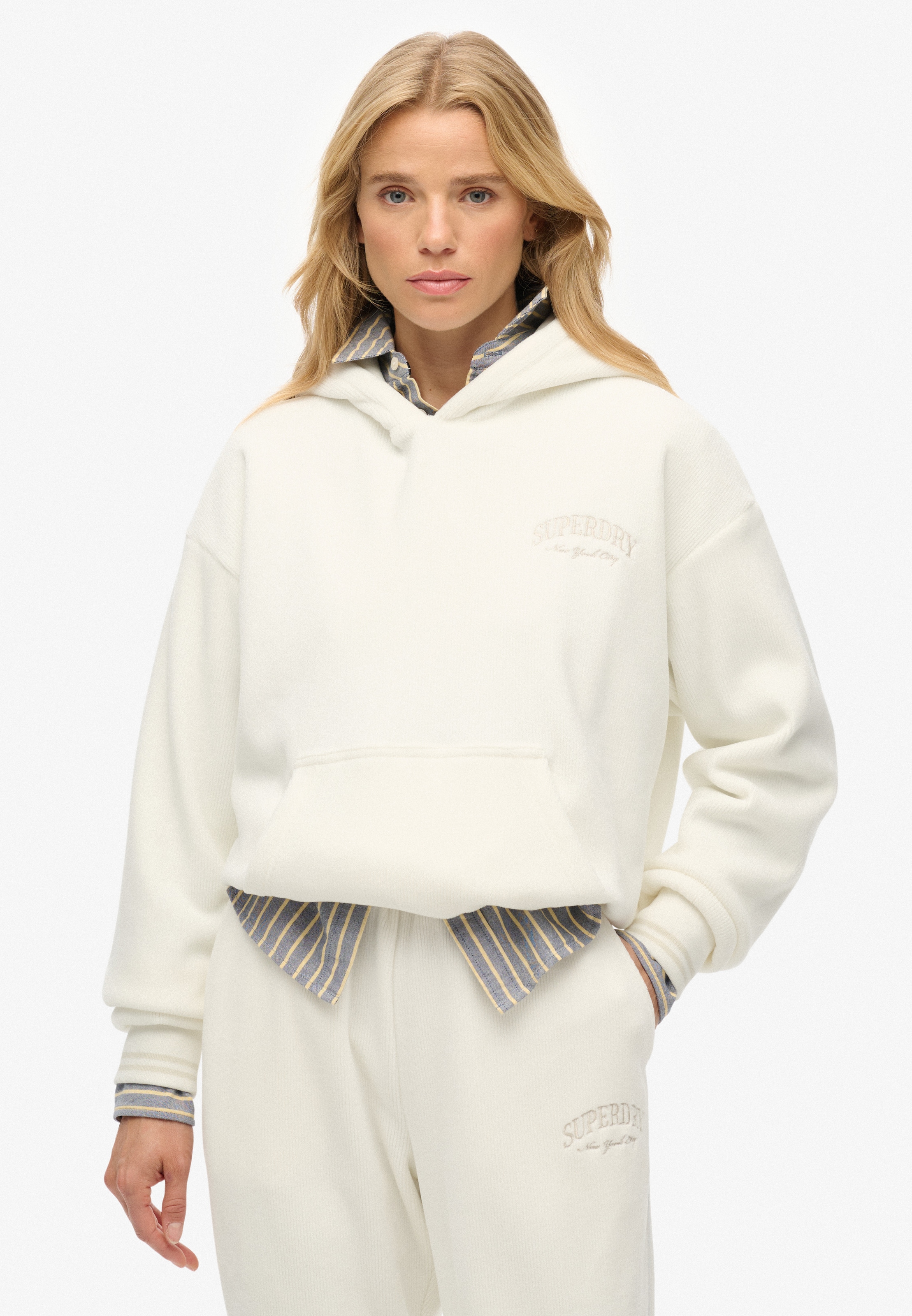 Superdry Kapuzensweatshirt "COUNTRY CLUB VELOUR RELAX HOOD" günstig online kaufen