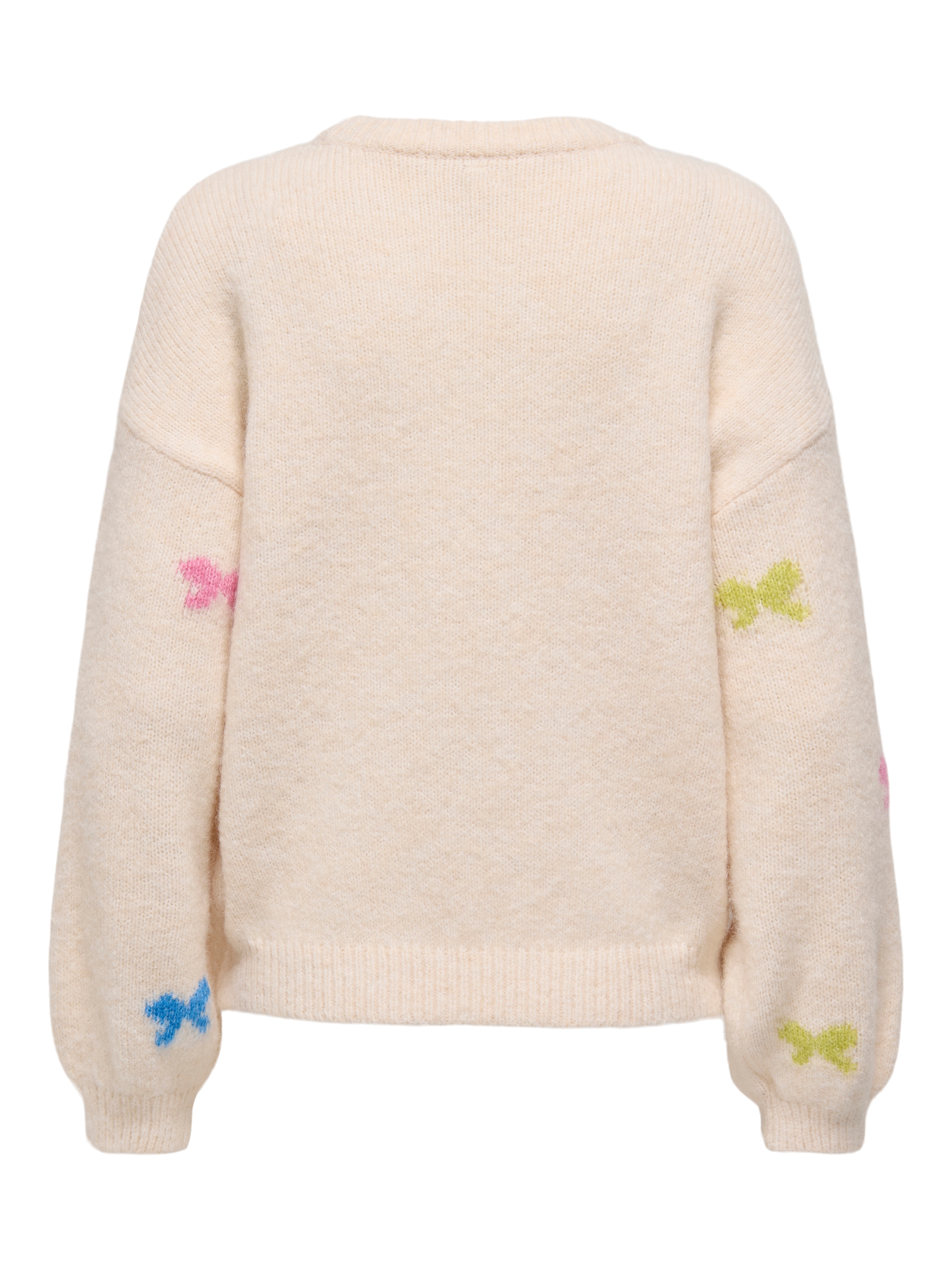 ONLY Rundhalspullover »ONLBRUNHILDA LIFE LS BOW O-NECK KNT«