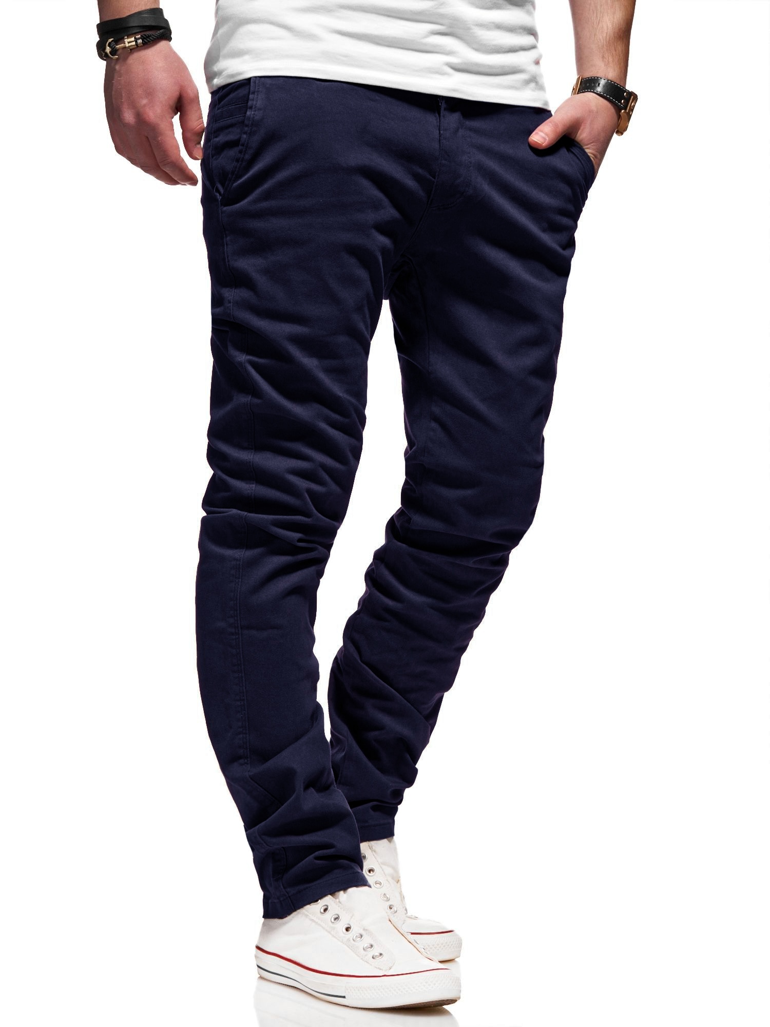 behype Chinohose »Heritage«, im Slim -Fit-Schnitt