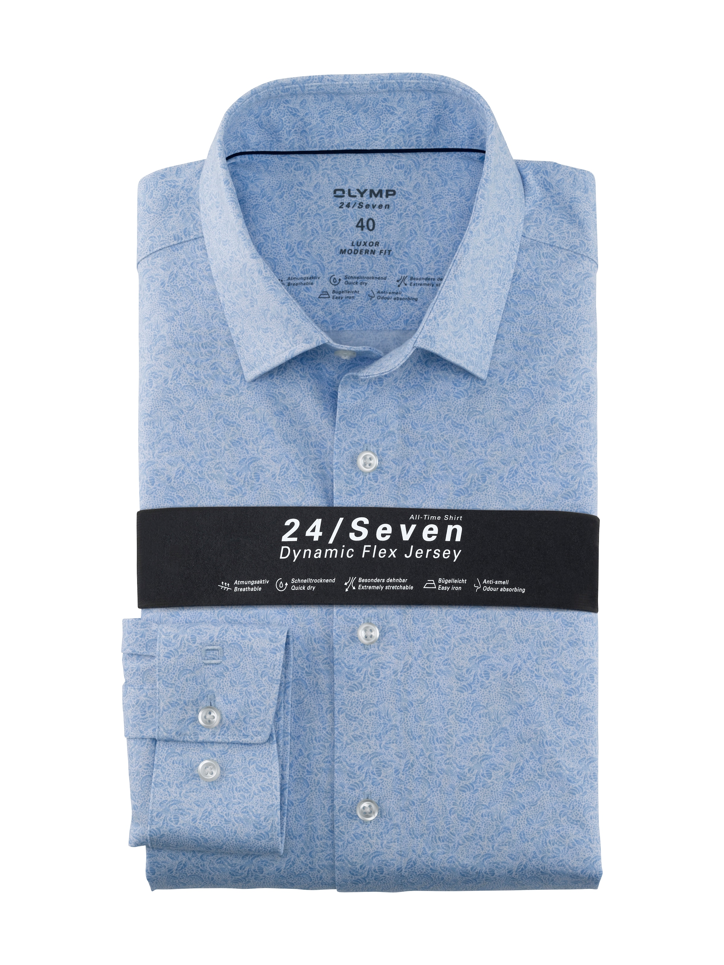 OLYMP Langarmhemd "Luxor 24/Seven" Businesshemd, New-Kentkragen, modern fit günstig online kaufen