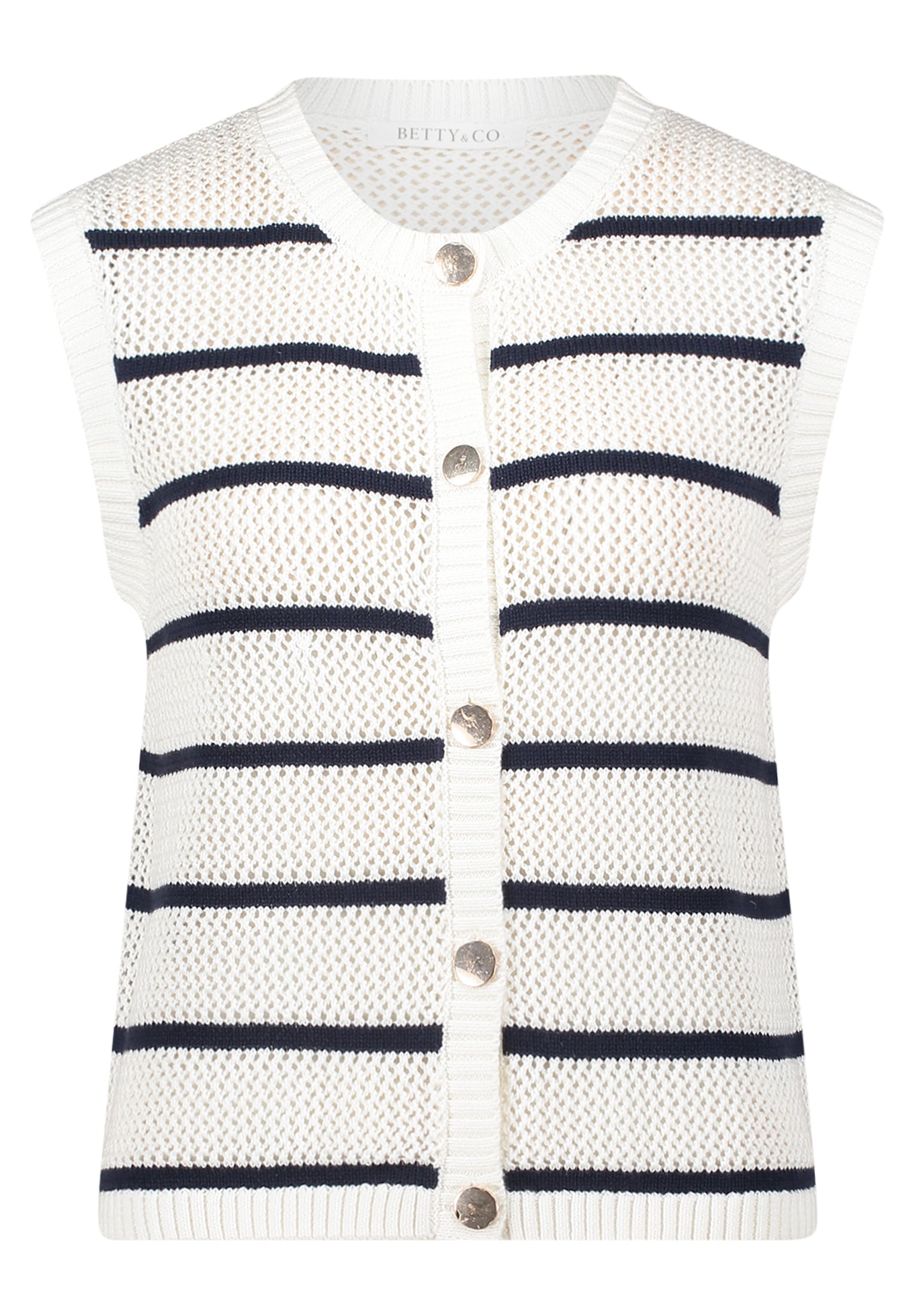 Betty&Co Strickjacke »Damen mit Lochmuster« 1 tlg.
