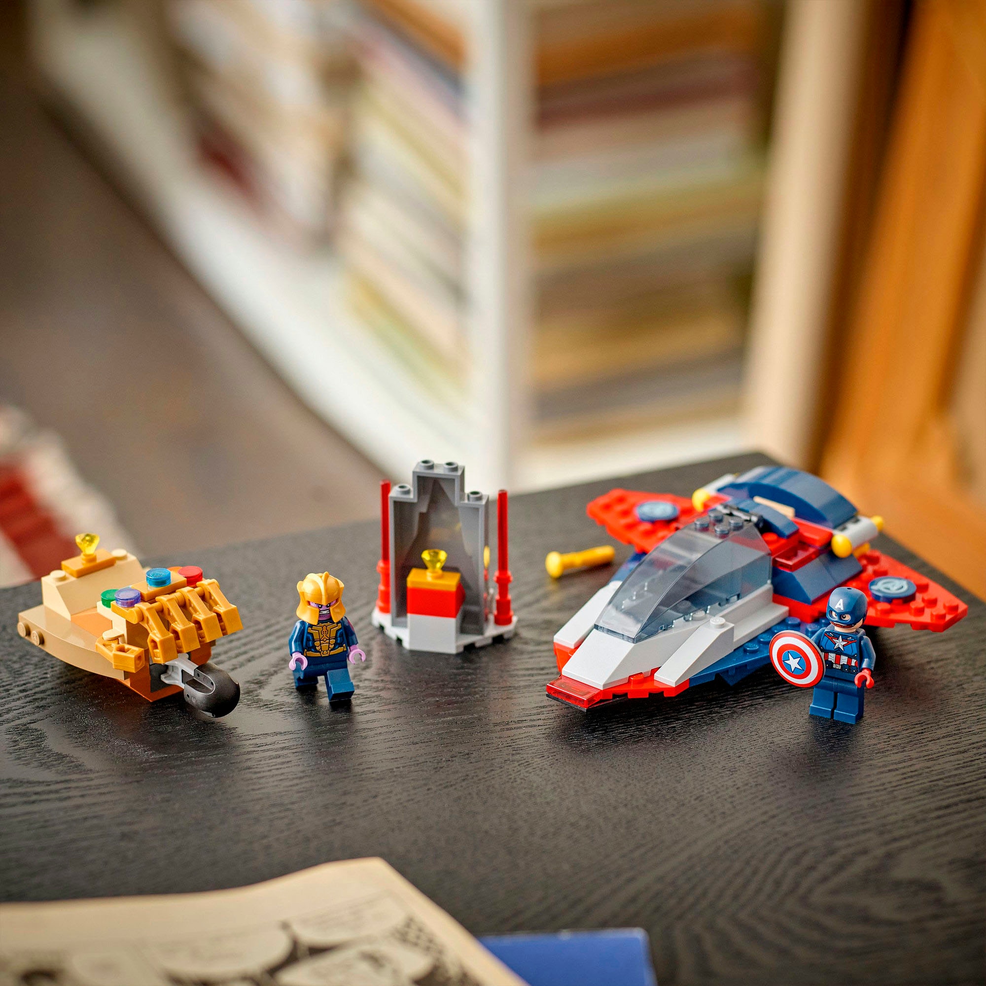 LEGO® Konstruktionsspielsteine »Captain America vs. Thanos (76319), LEGO Super Heroes«, (107 St.), Made in Europe
