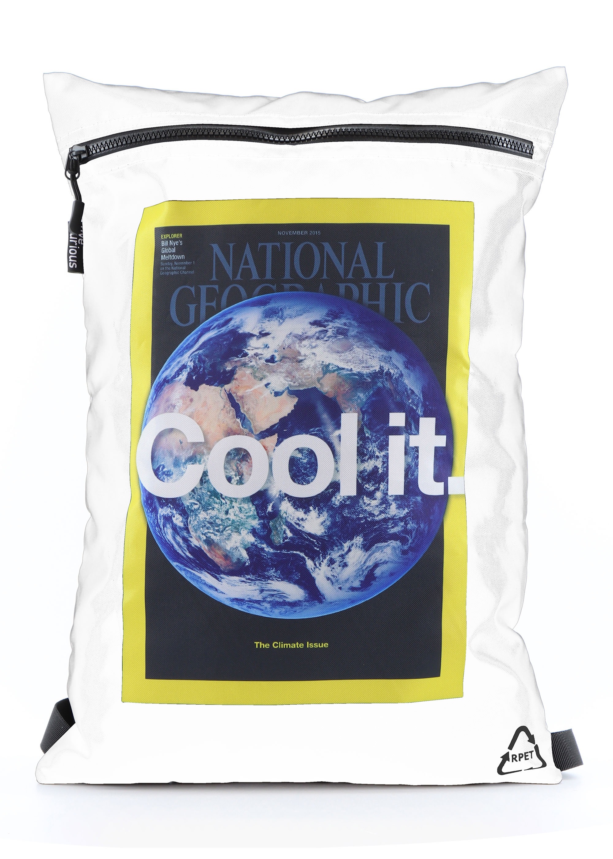 NATIONAL GEOGRAPHIC Cityrucksack "EARTH", aus recycelten PET-Flaschen