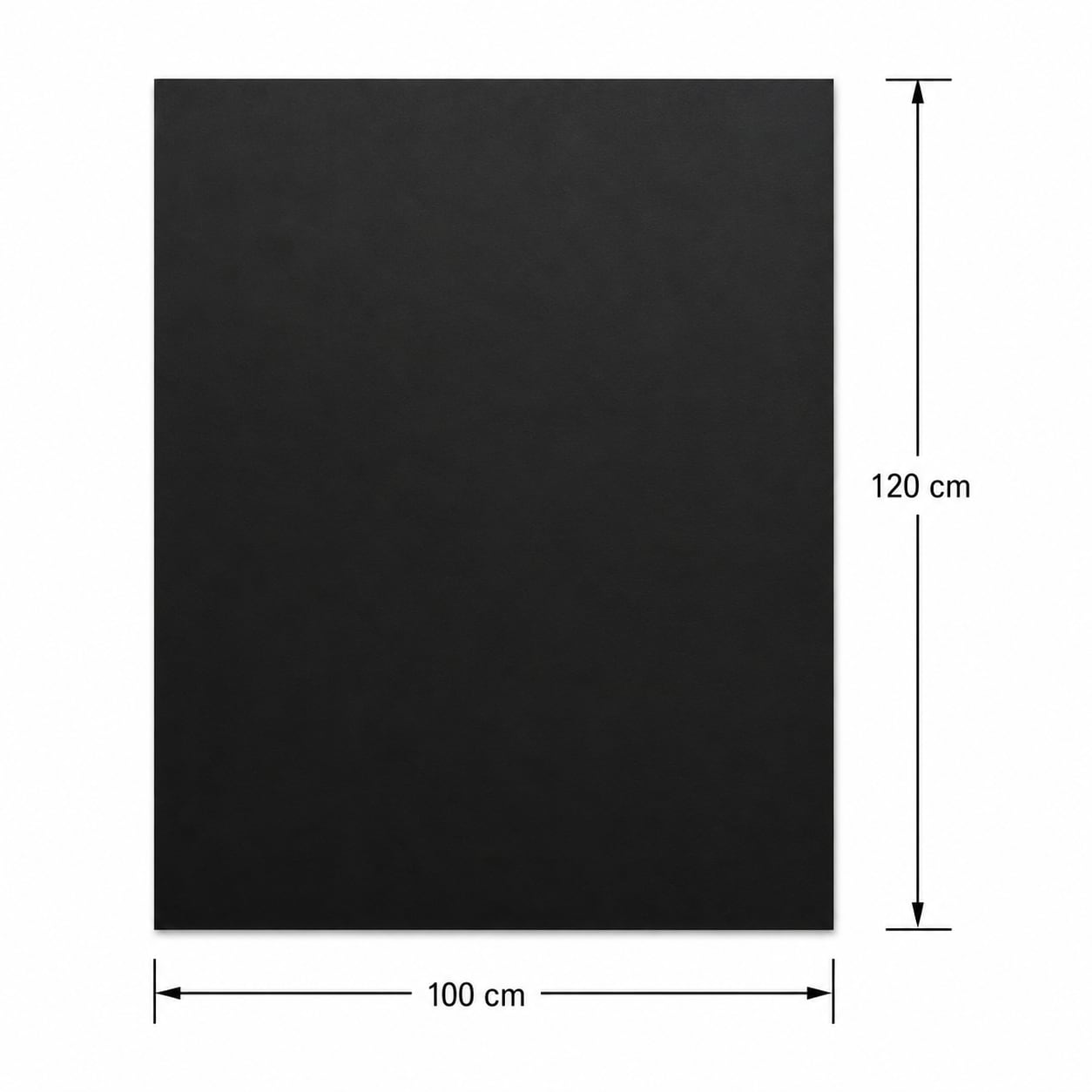 Hanseatic Bodenschutzplatte »für Kaminöfen Rechteck 100 Stahl« 1 Stk. tlg. Stahl-Rechteck, 100 x 120 cm, 2mm Stärke, schwarz, zum Funkenschutz