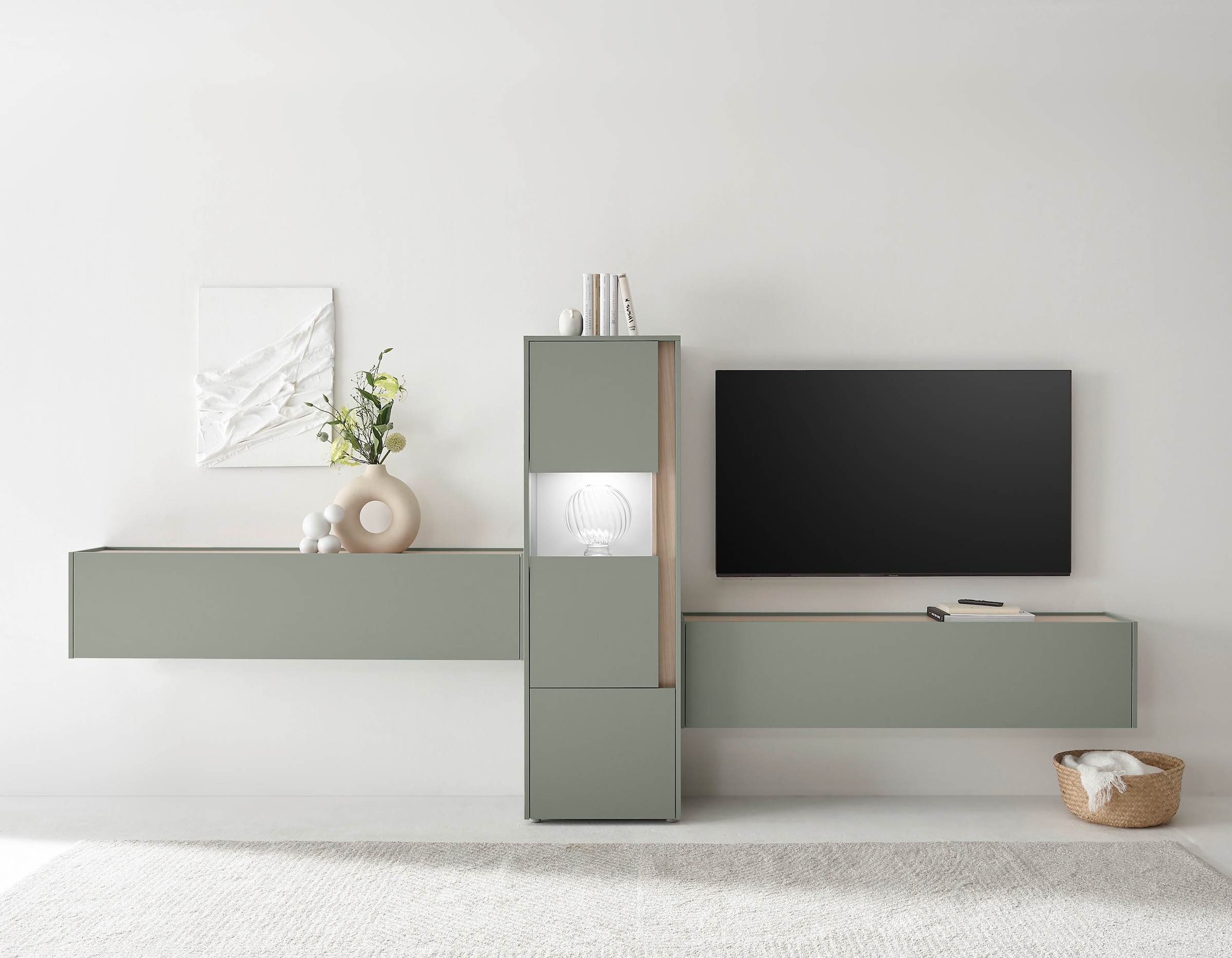 Home affaire Wohnwand "City/Giron, moderne Anbauwand, Komplettset in vielen günstig online kaufen