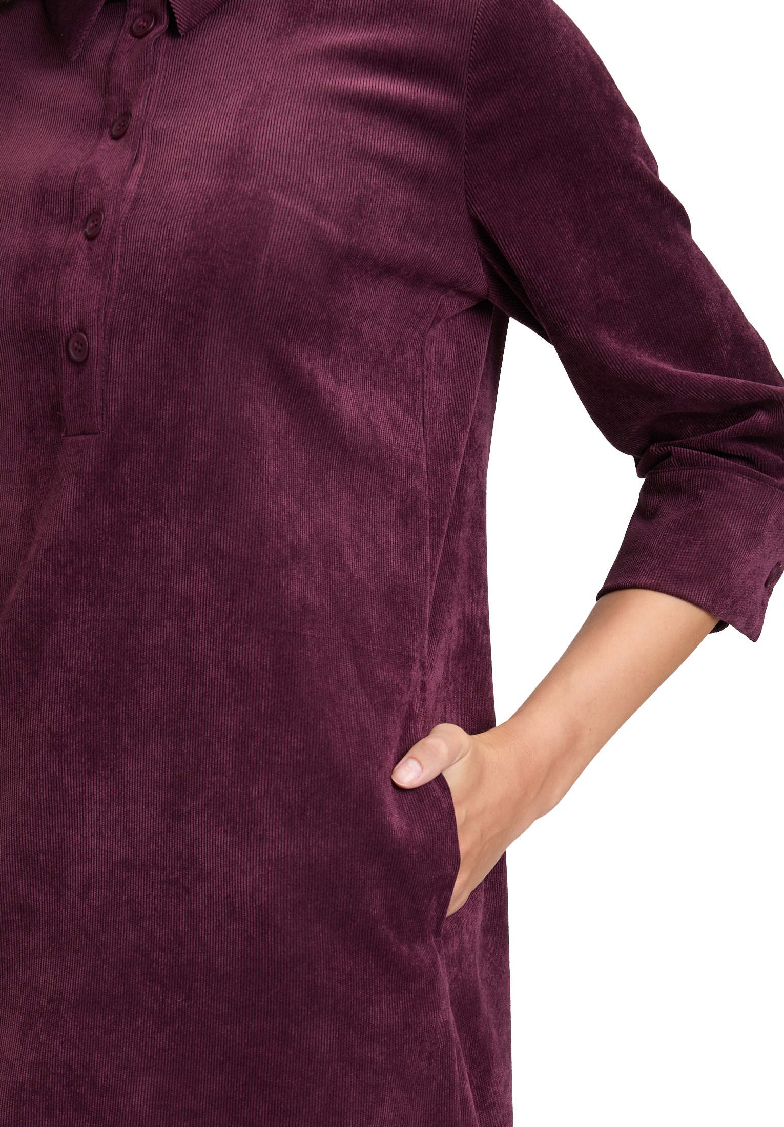 Betty&Co Druckkleid »Betty & Co Damen Casual-Kleid mit Kragen«
