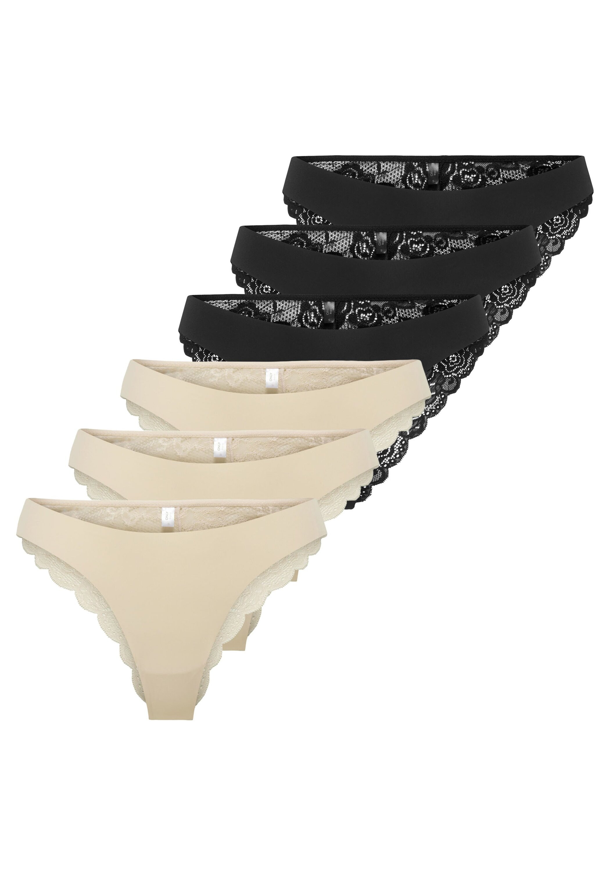 ONLY Slip "Slip ONLCHLOE LACE BRAZIL 6P 6er Pack" günstig online kaufen