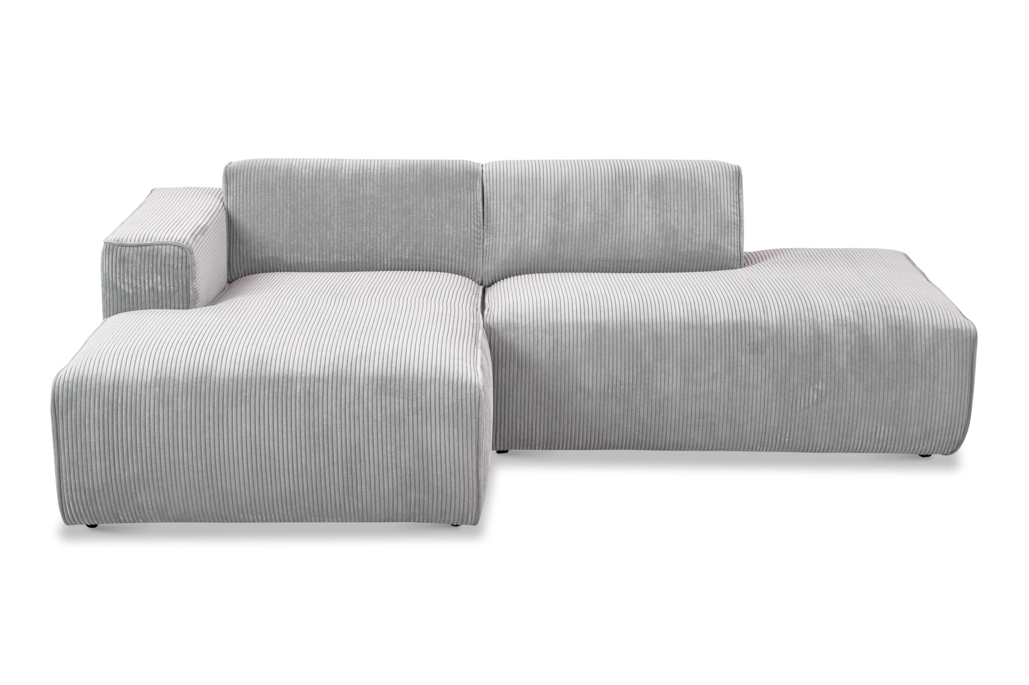 andas Ecksofa "Noord mit Kedernaht, Breite 227 cm", Cord, Struktur, Webstof günstig online kaufen