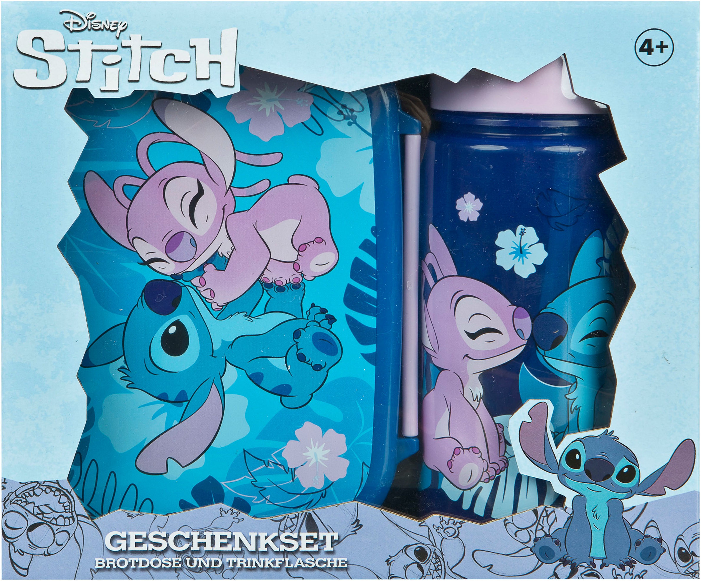 Scooli Lunchbox »Lilo & Stich«, (Set, 2 tlg.), mit Trinkflasche