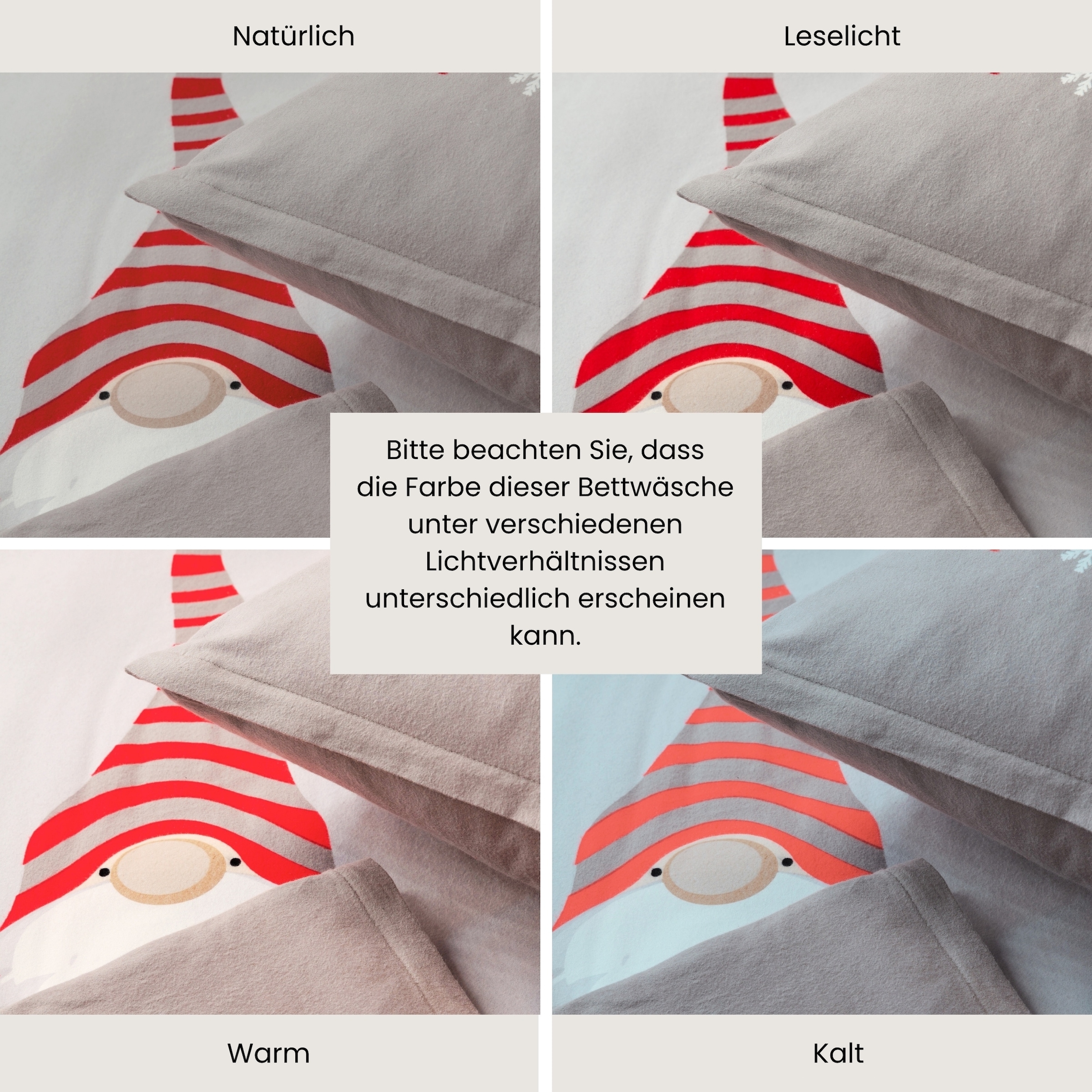 Schiesser Bettwäsche »Balduin aus weichem Baumwollflanell mit Winterprint«, Made in Green