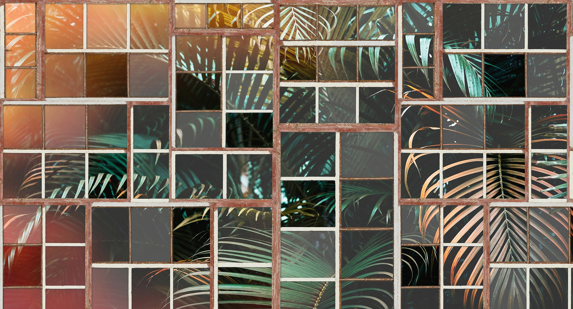 Architects Paper Fototapete "Atelier 47 Perspective 3" botanisch glatt Vlies, Wand, Schräge, Decke