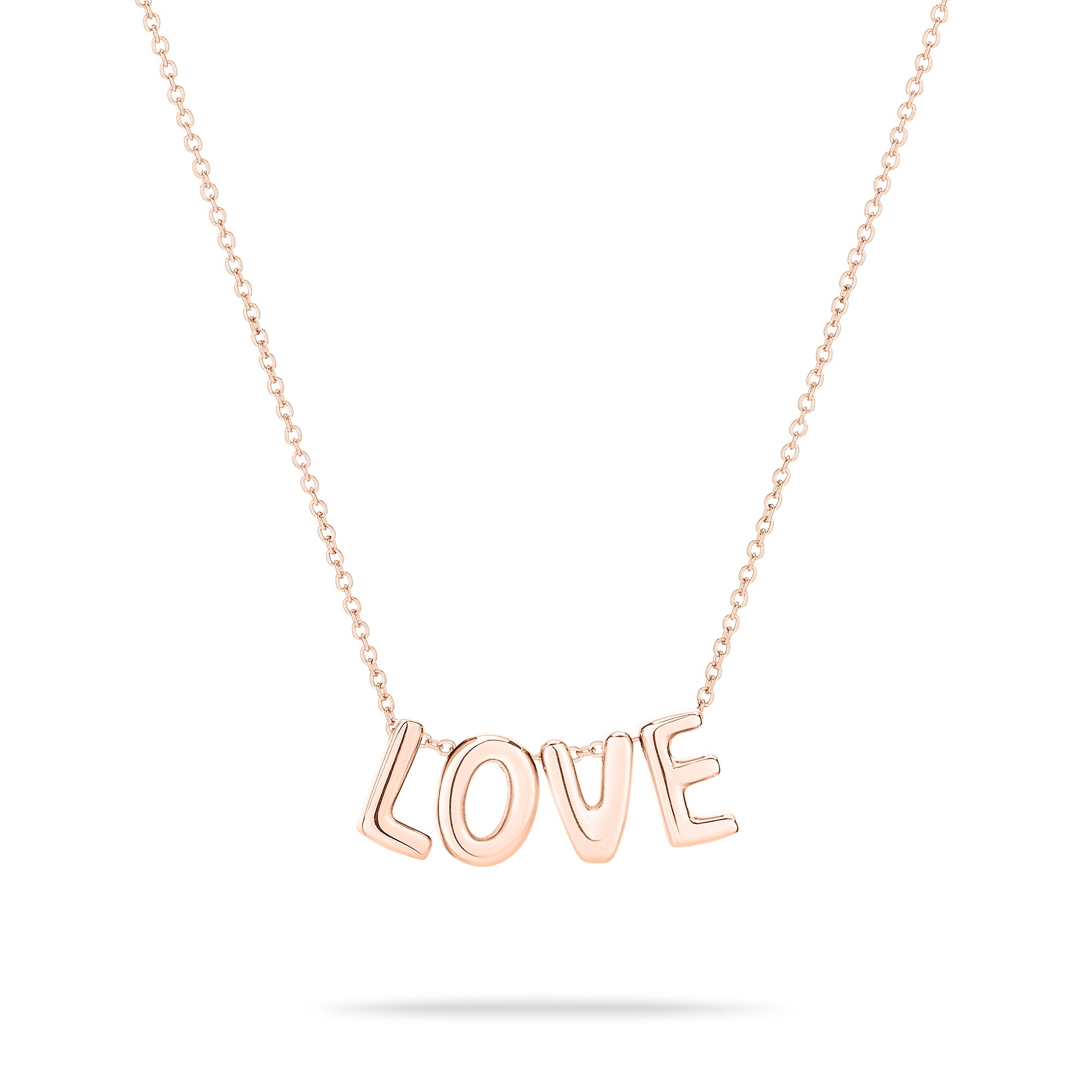 Echtzeit Kette mit Anhänger »Schmuck Geschenk Edelstahl Halskette Love Letters«
