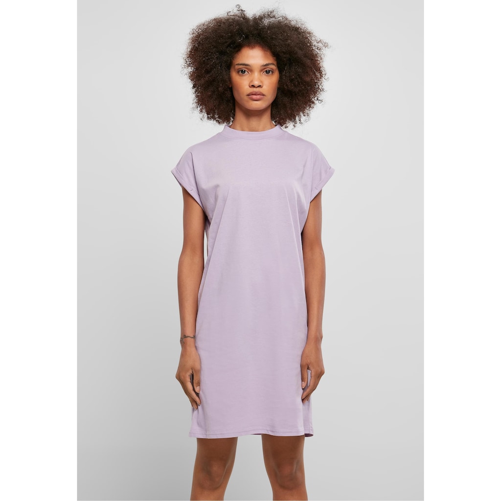 URBAN CLASSICS Shirtkleid »Urban Classics Damen Ladies Turtle Extended Shoulder Dress«, (1 tlg.)