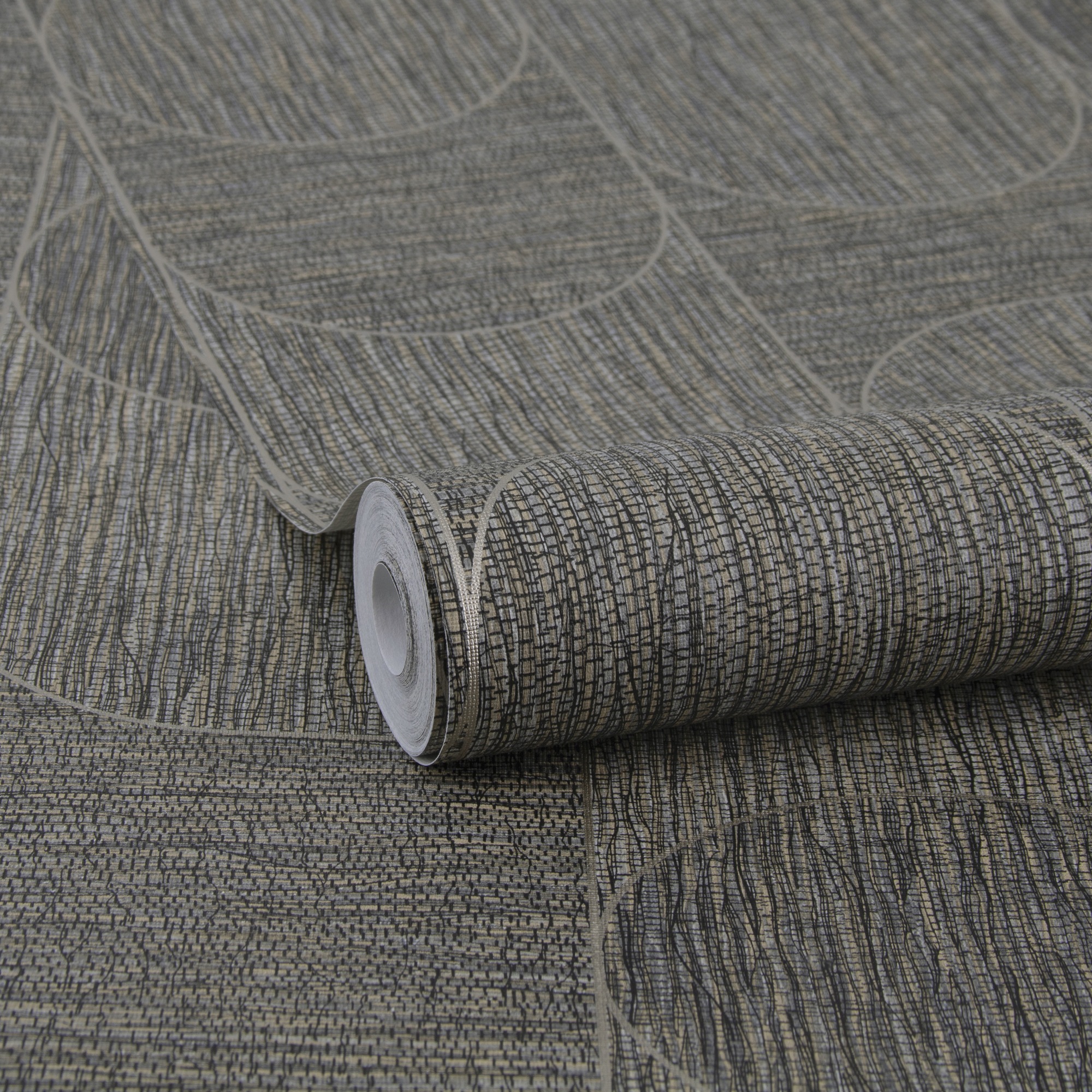 Sublime Vliestapete »GEOMETRIC GRASSCLOTH«, 3D-Optik, Design Tapeten