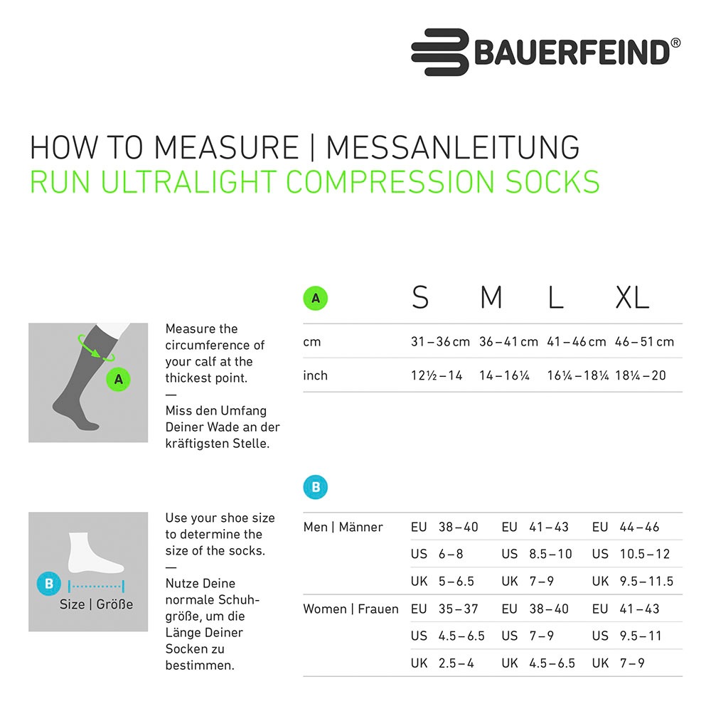 Bauerfeind Sportsocken "Run Ultralight Compression Socks" mit Kompression günstig online kaufen
