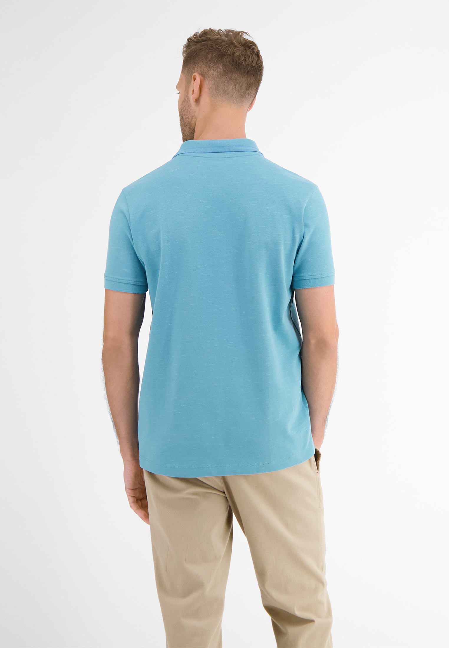 LERROS Poloshirt "Poloshirt in Two-Tone-Piqué" günstig online kaufen