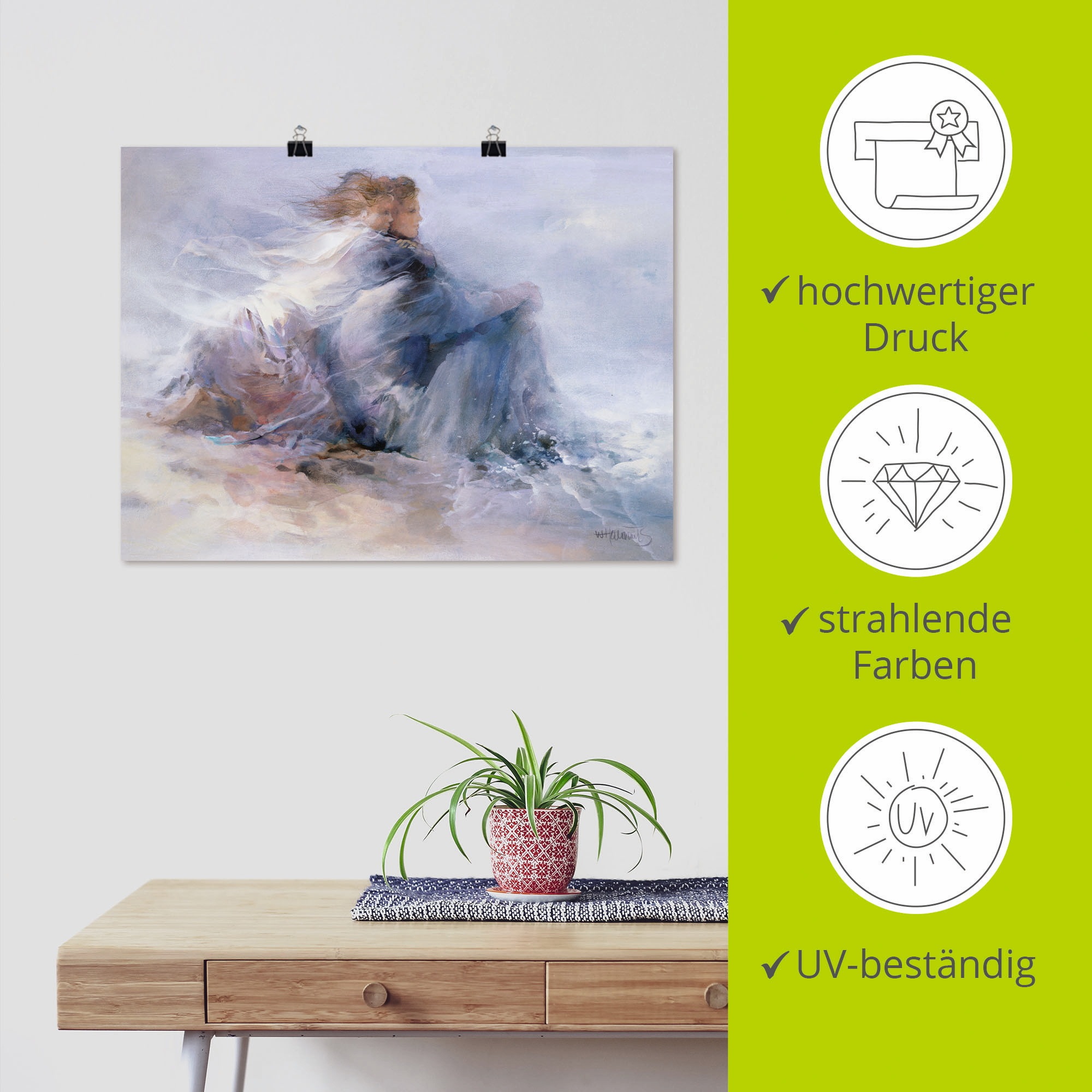Artland Wandbild »Endlose Freiheit«, Paar, (1 St.), als Leinwandbild, Poster in verschied. Größen