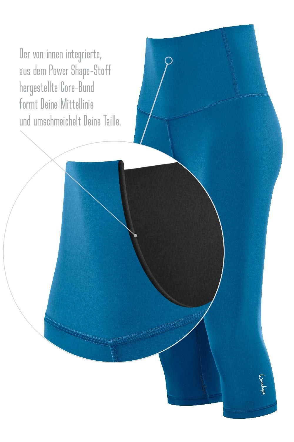 Winshape Leggings »3/4 Functional Comfort HWL217C«, mit V-Shape Applikation und Core-Bund