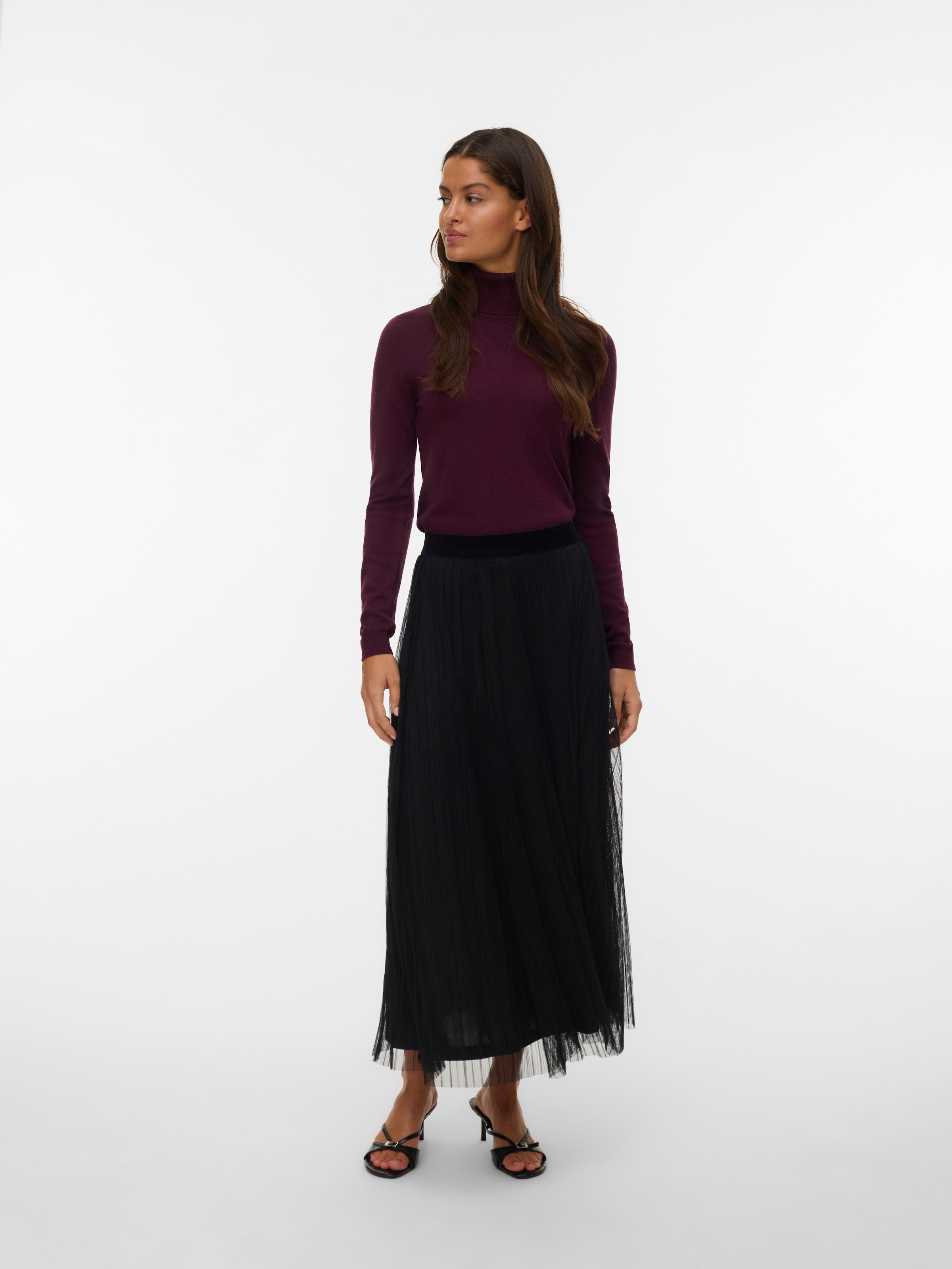 Vero Moda Strickpullover »VMIRIS LS ROLLNECK PULLOVER GA NOOS«