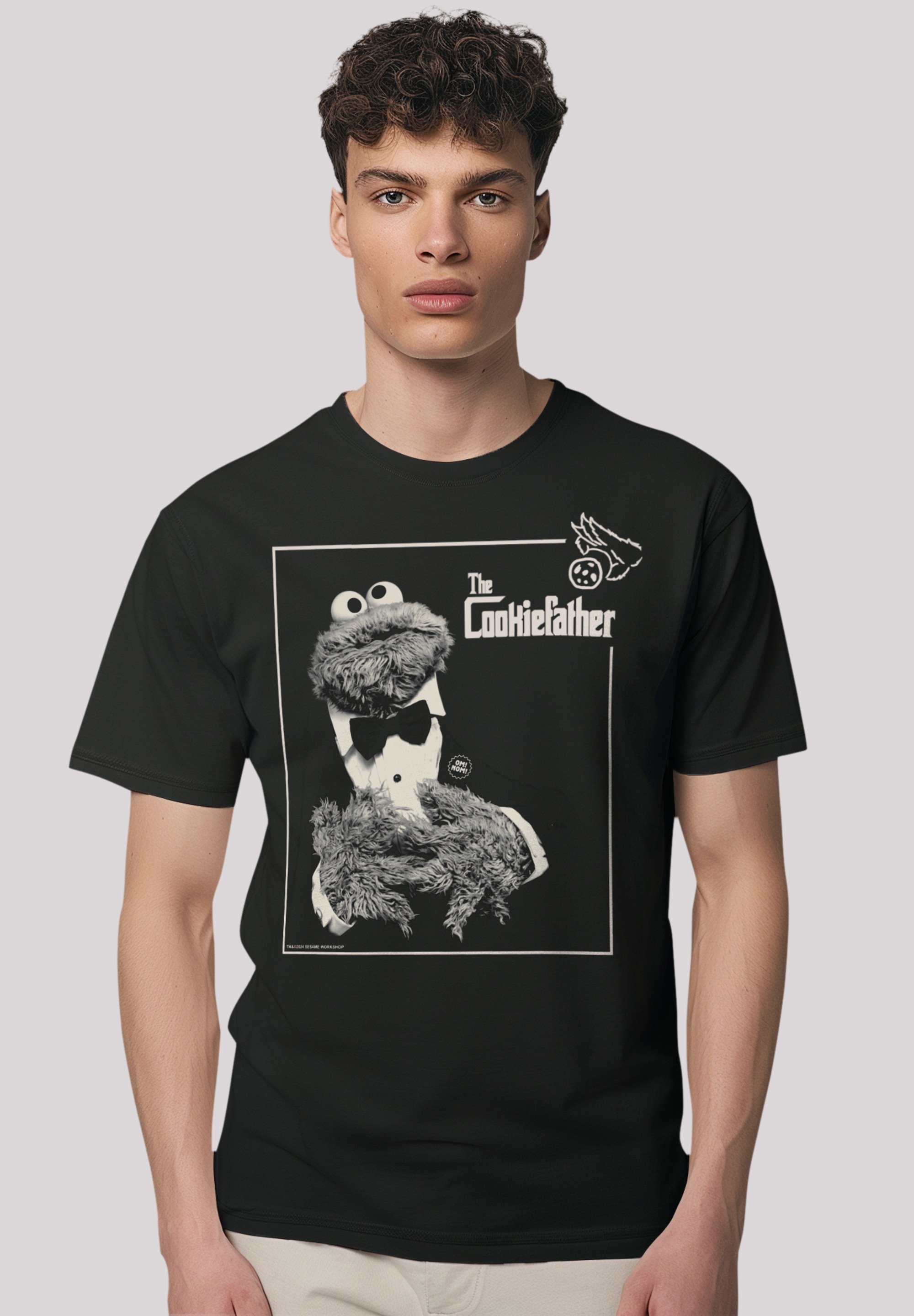 F4NT4STIC T-Shirt "Sesamstraße The Cookiefather", Premium Qualität,Nostalgi günstig online kaufen