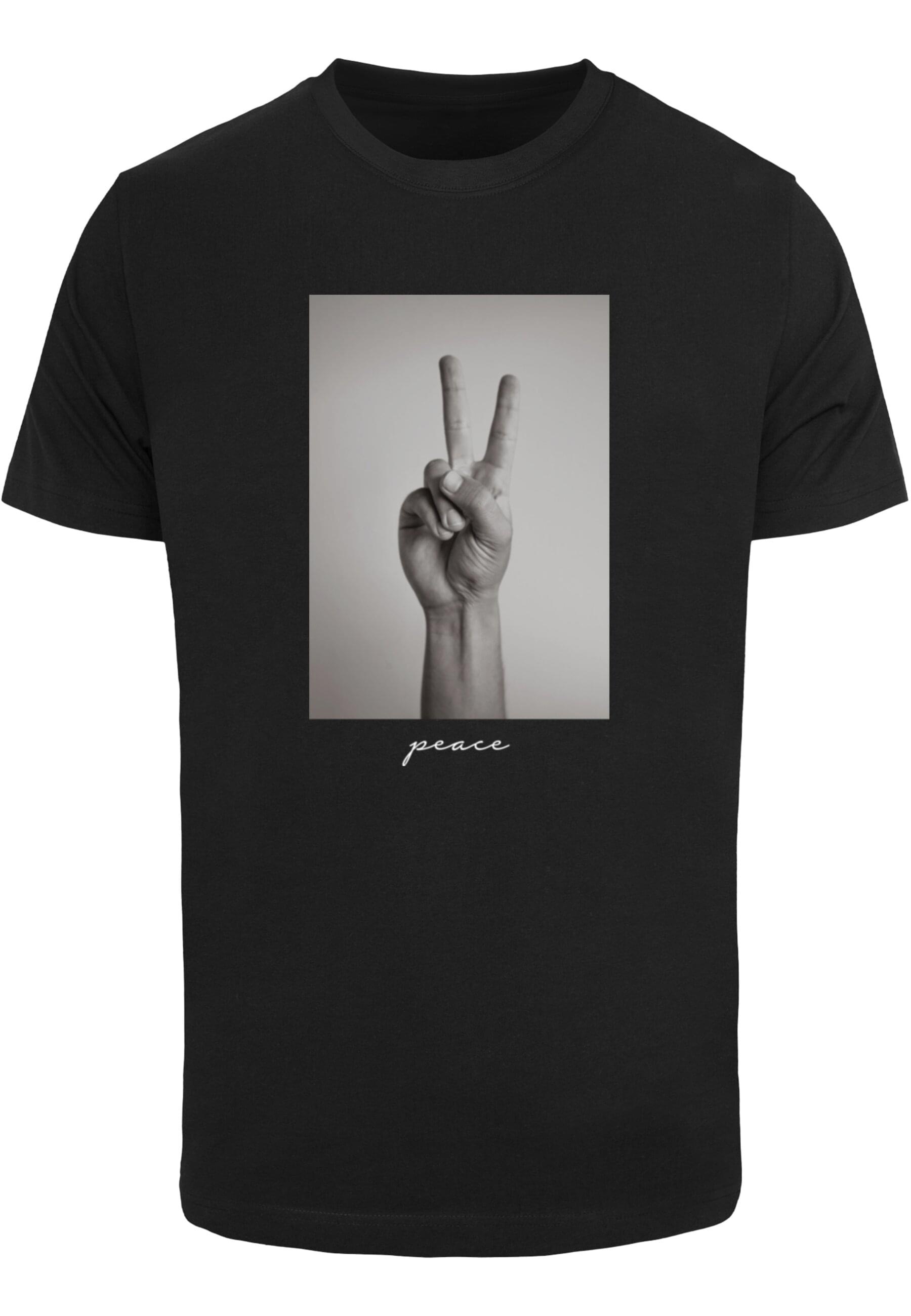 MisterTee T-Shirt "MisterTee Herren Peace Sign Tee"