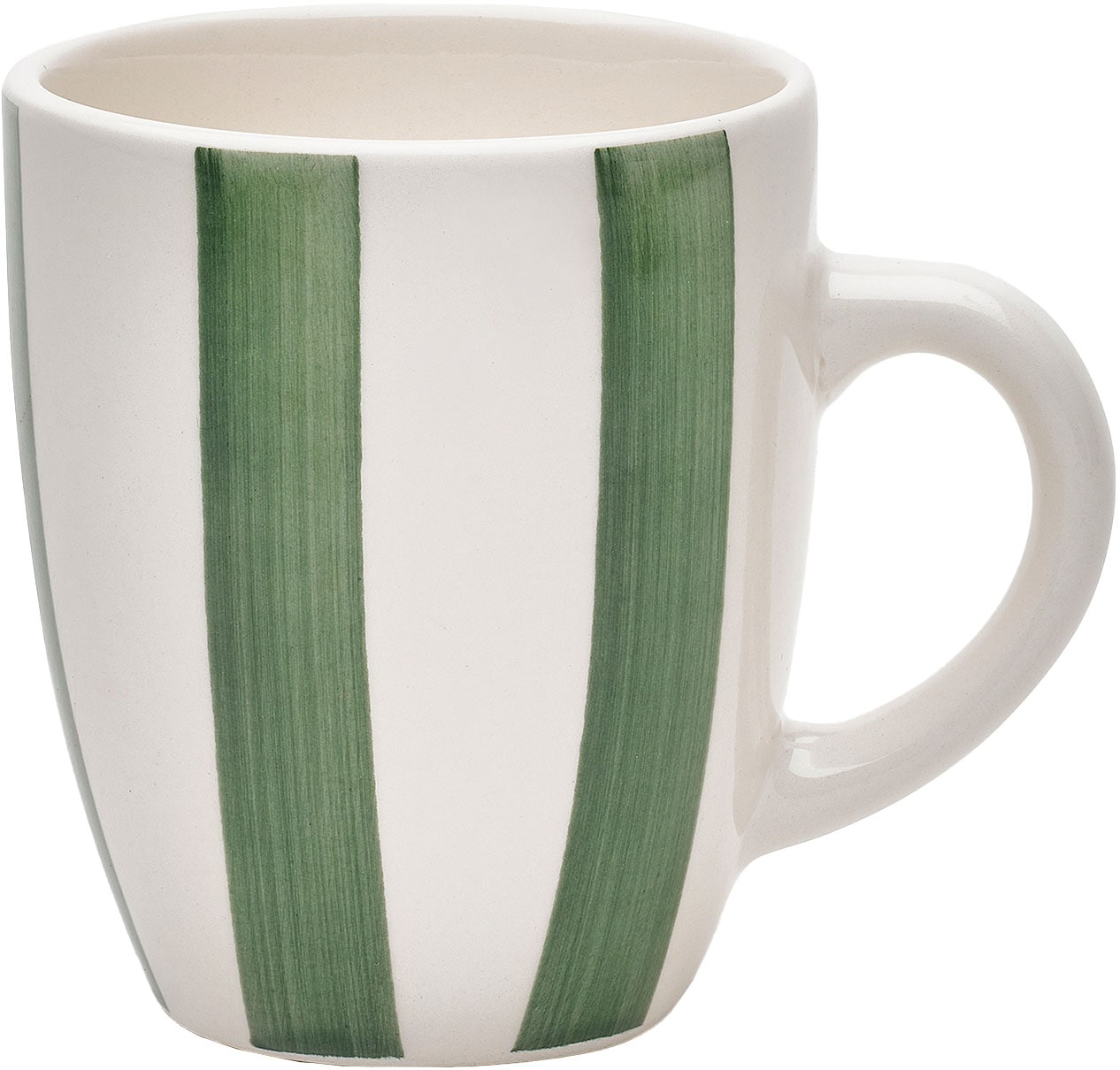 van Well Becher »Kaffeebecher 360 ml Mallorca, 6 Stück« Streifenoptik, spülmaschinen- und mikrowellengeeignet