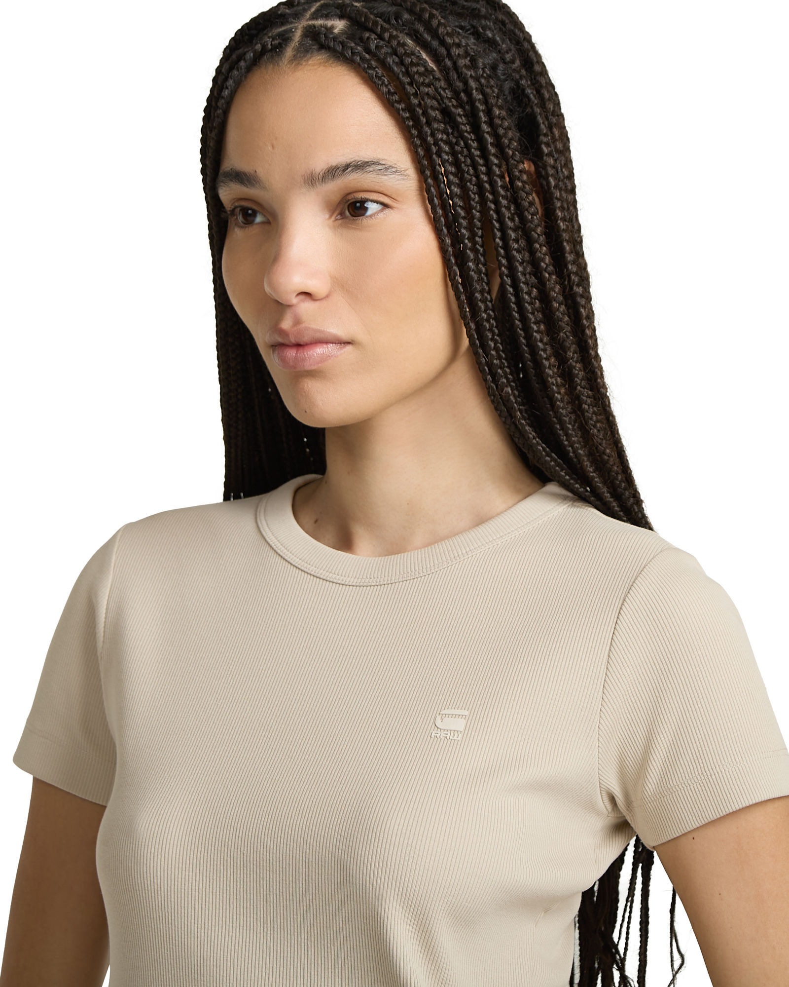 G-STAR T-Shirt »Rib Cap Sleeve T-Shirt«