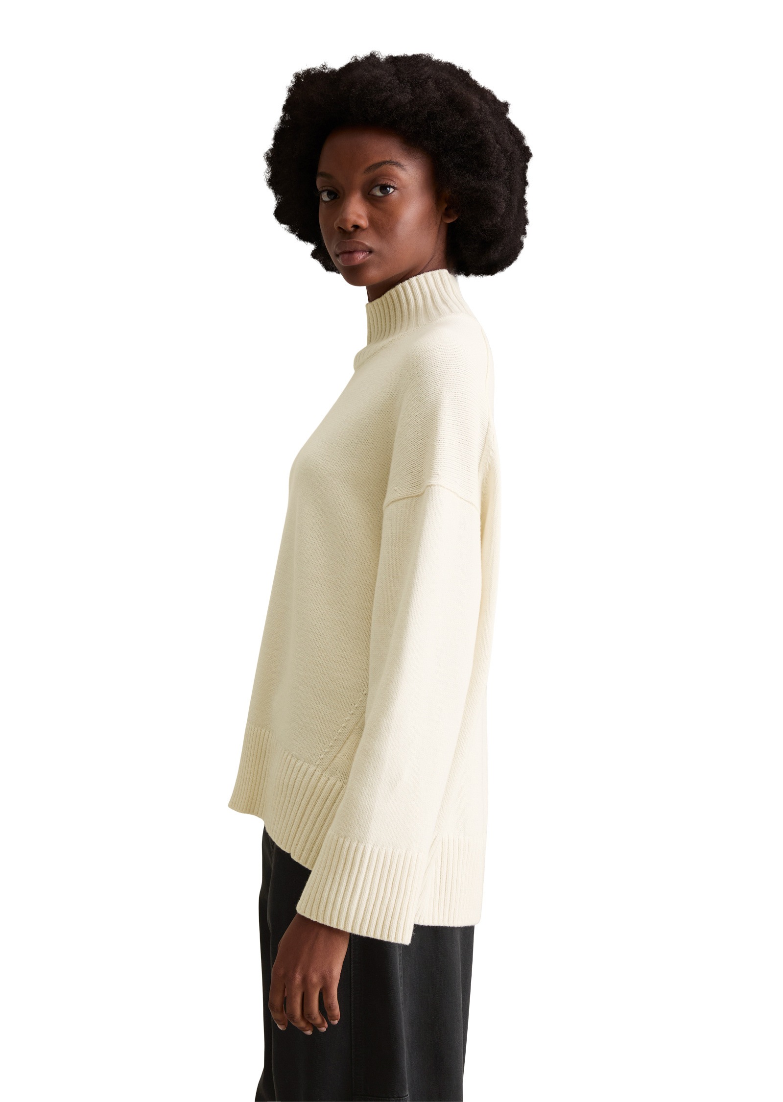 Marc OPolo DENIM Stehkragenpullover "aus softem Wolle-Mix" günstig online kaufen