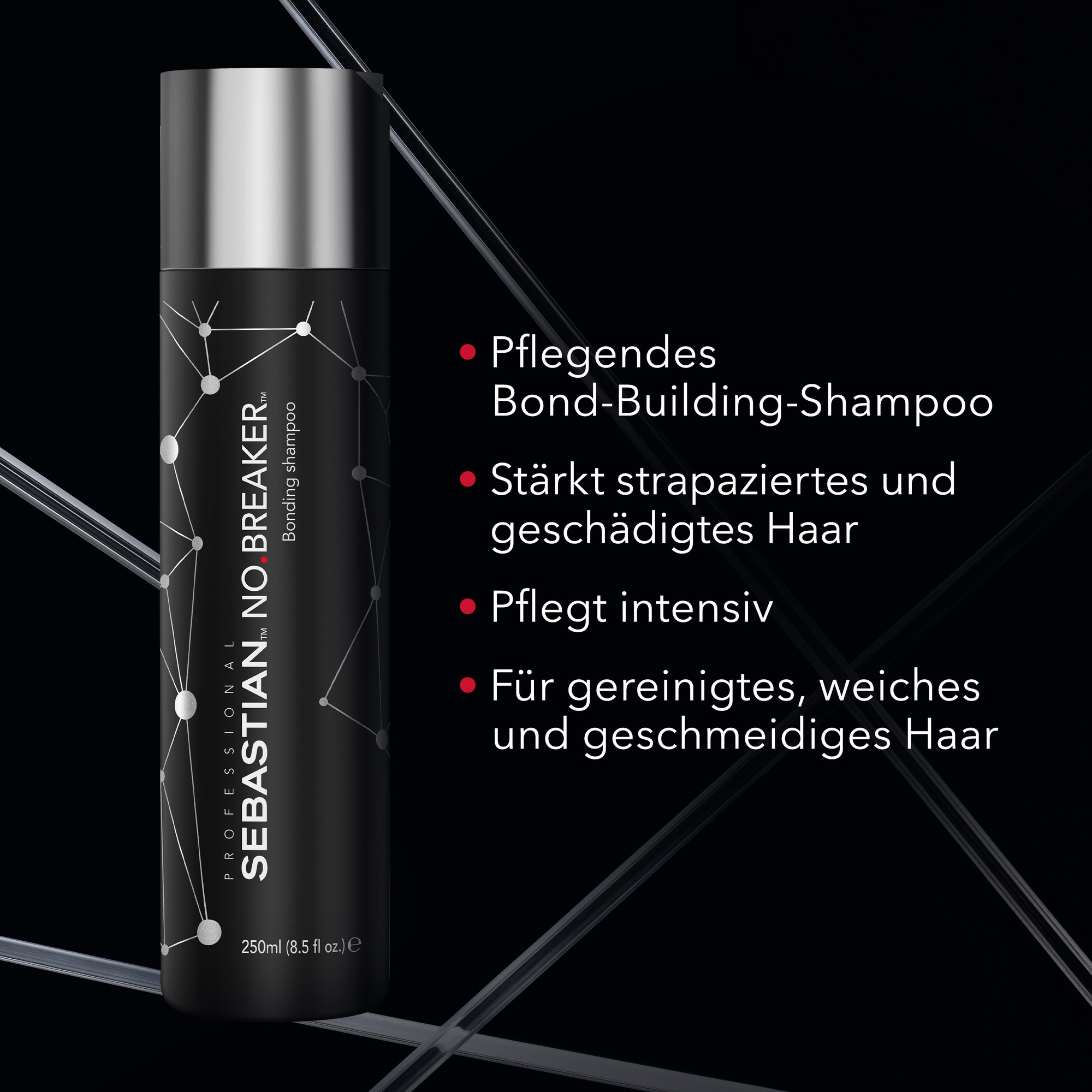 Sebastian Professional Haarshampoo »NoBreaker Shampoo« gegen Haarbruch, stärkt das Haar, ultimativer Glanz