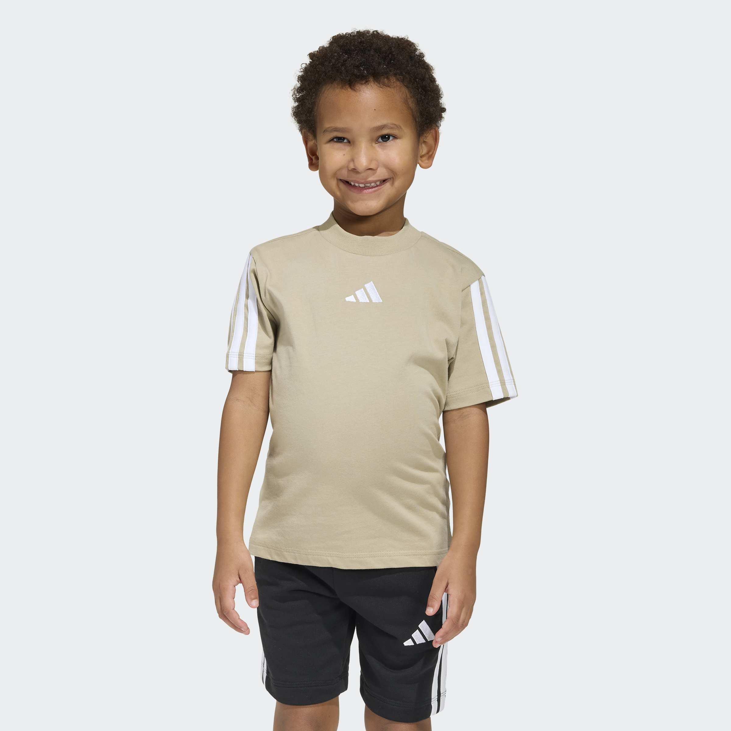 adidas Sportswear "LK 3S TEE 160" für Kinder, mit sportlichem Stil, Kurzarmdesign, aus Baumwolle