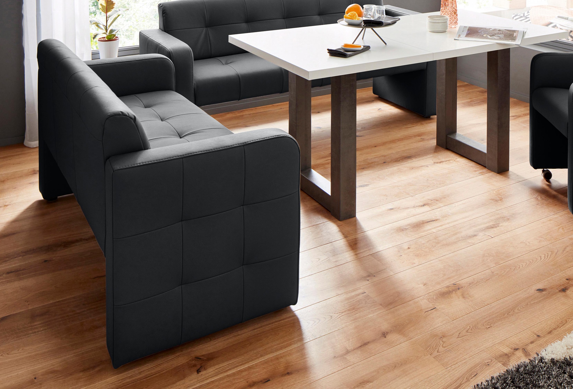 exxpo - sofa fashion Polsterbank »Barista Küchensofa, Sitzhöhe 49cm, kompakte Stellmaße«, Frei im Raum stellbar