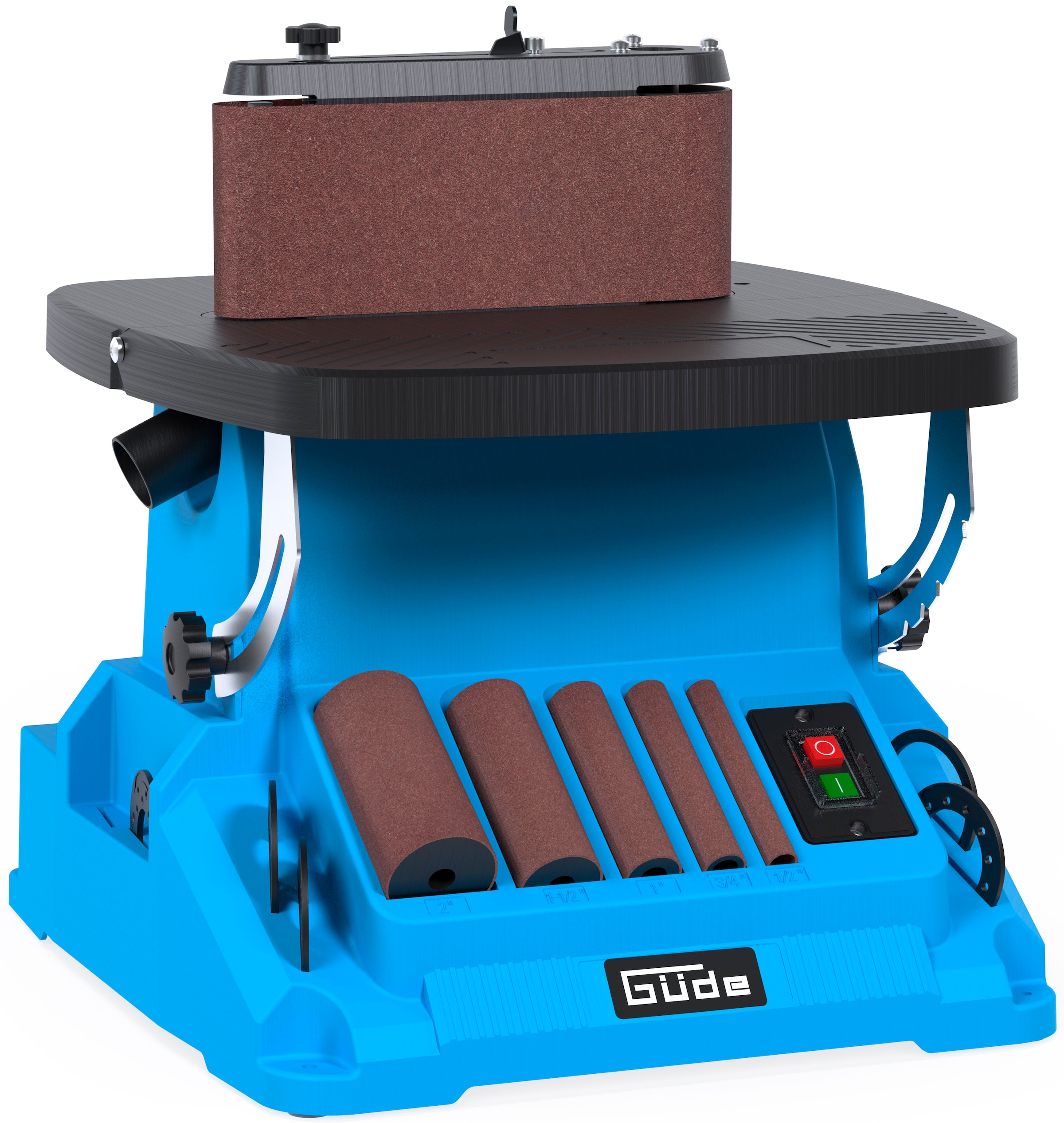 GÜDE Bandschleifer "Spindel-Bandschleifmaschine »GSBSM 500«", B:46cm H:47cm L:41,6cmblau, Schleifmaschinen