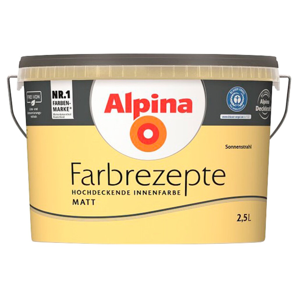 Alpina Wand- und Deckenfarbe »Farbrezepte Sonnenstrahl«