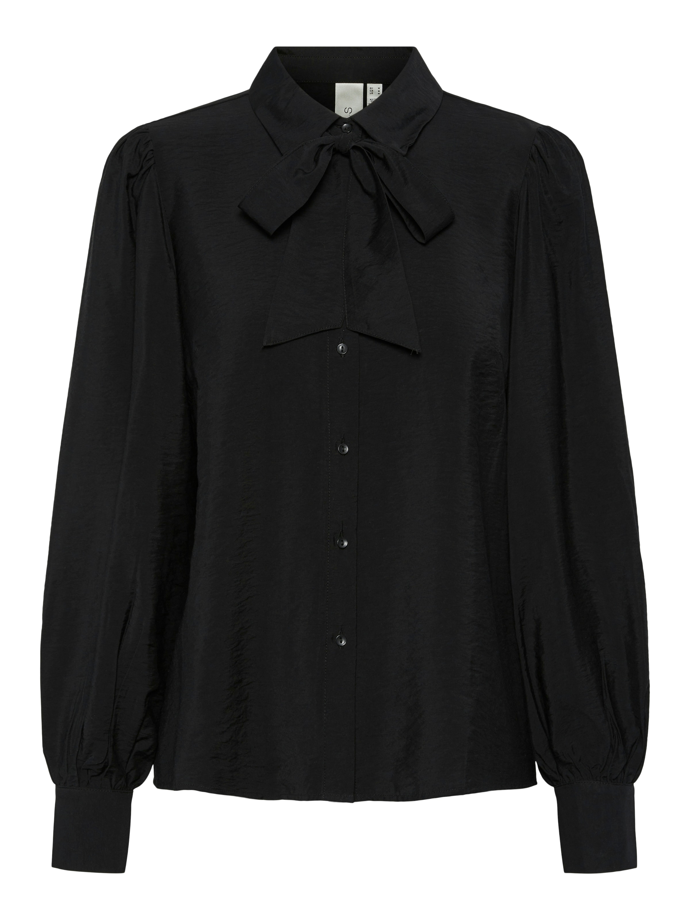 Y.A.S Schluppenbluse »YASPIL LS BOW SHIRT S. NOOS«, mit Schleifendetail