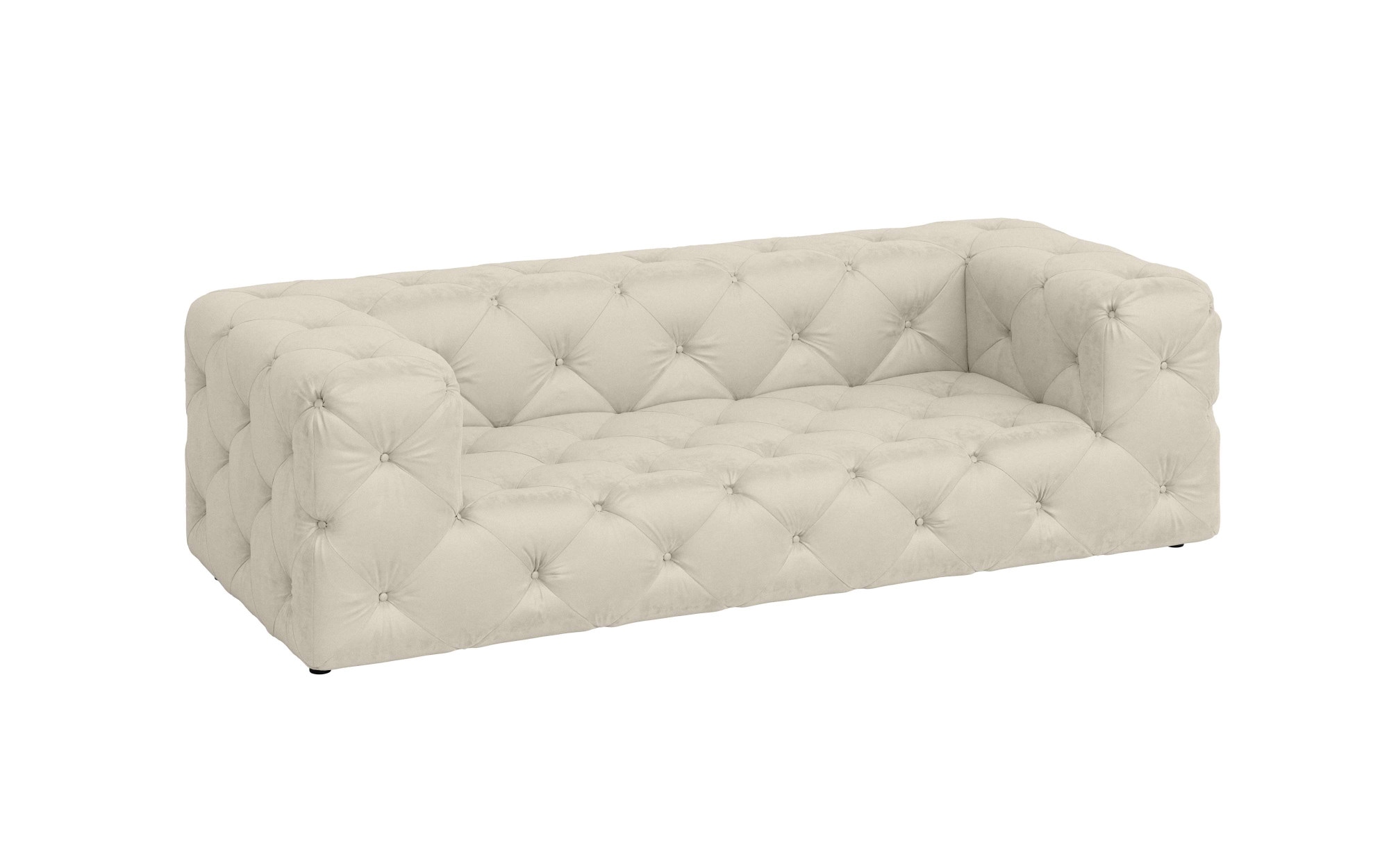 Places of Style 3-Sitzer »FOLLINA«, 3-Sitzer Sofa mit klassischer Chesterfield-Knopfheftung