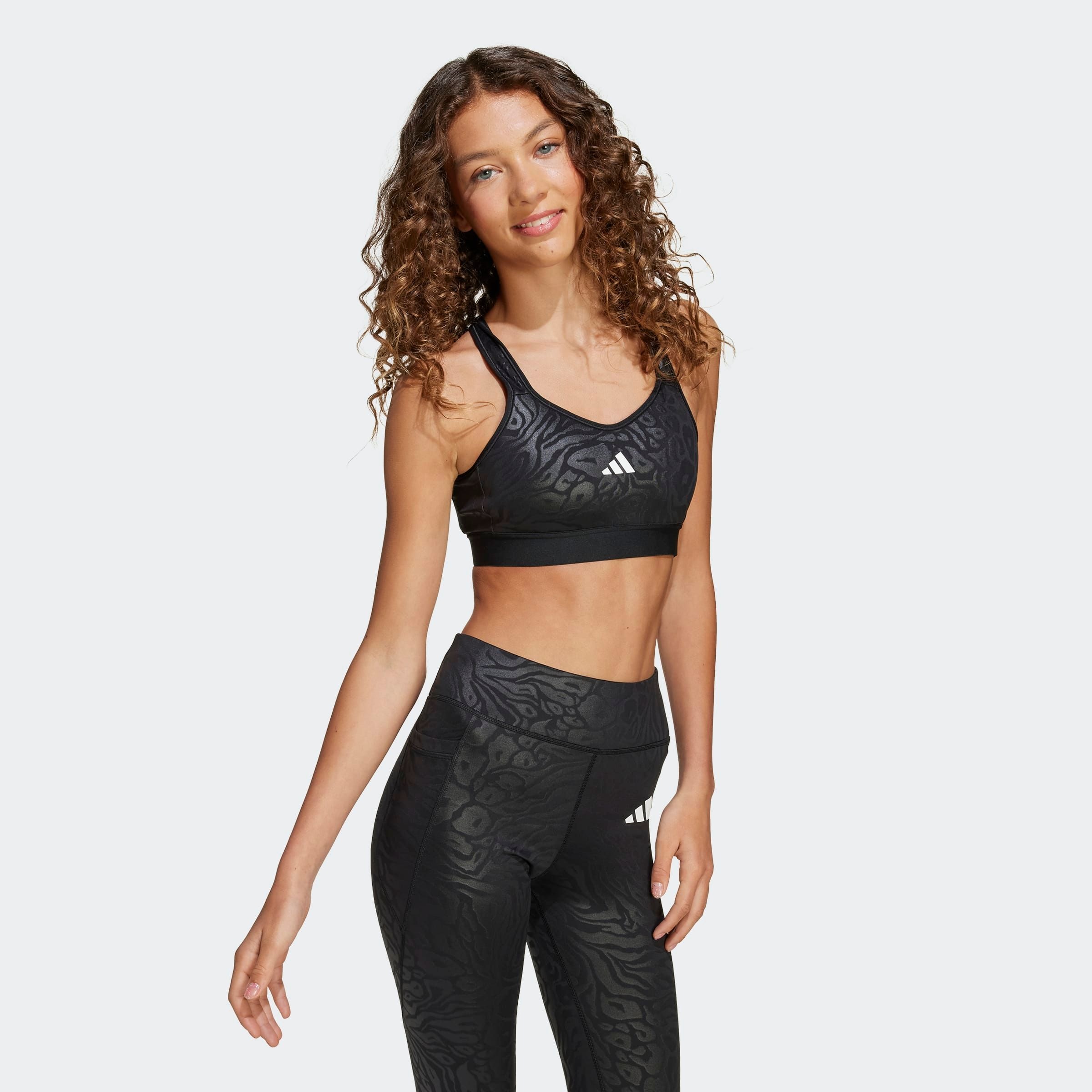 adidas Sportswear Sport-BH "ALL SPORTS ANIMALPRINT MARSHMALLOW PRINT BH" für Laufen und intensive Aktivitäten, sportlicher Stil