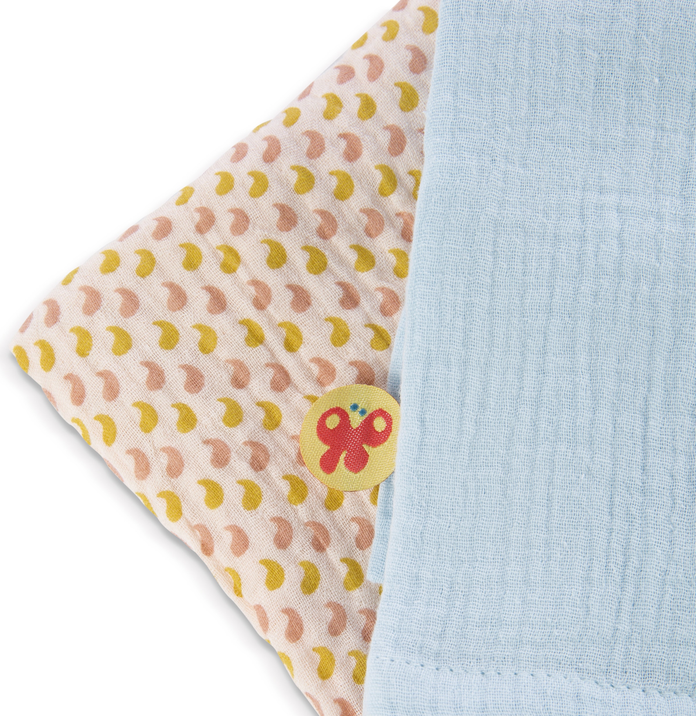 Nici Stoffwindeln »My first NICI, Mulltuch 2er Set mit Greifling Hase Hopsali, 10 cm«