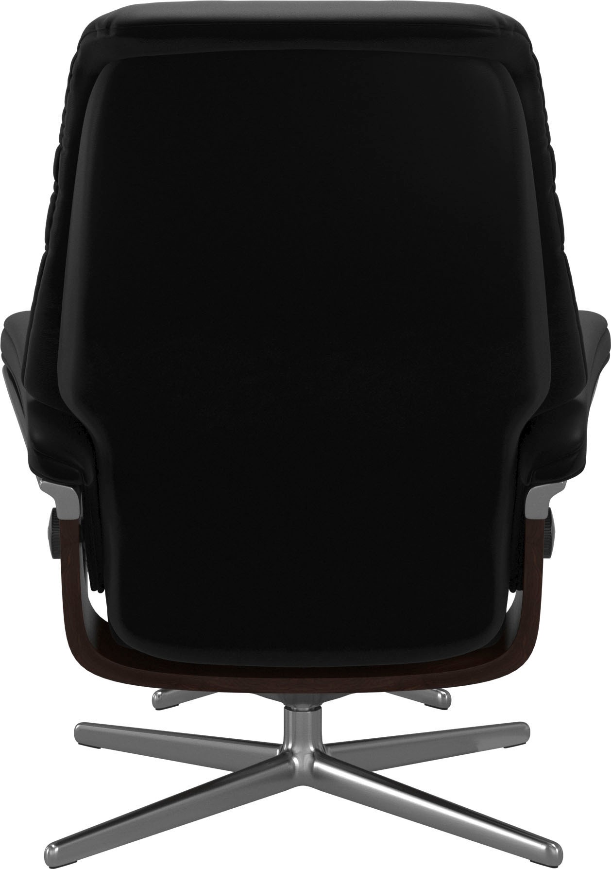 Thumbnail - Stressless Relaxsessel "Sunrise" Set, Relaxsessel mit Hocker, mit Hocker, mit Cross Base, Größe S, M & L, Holzakzent Bra...