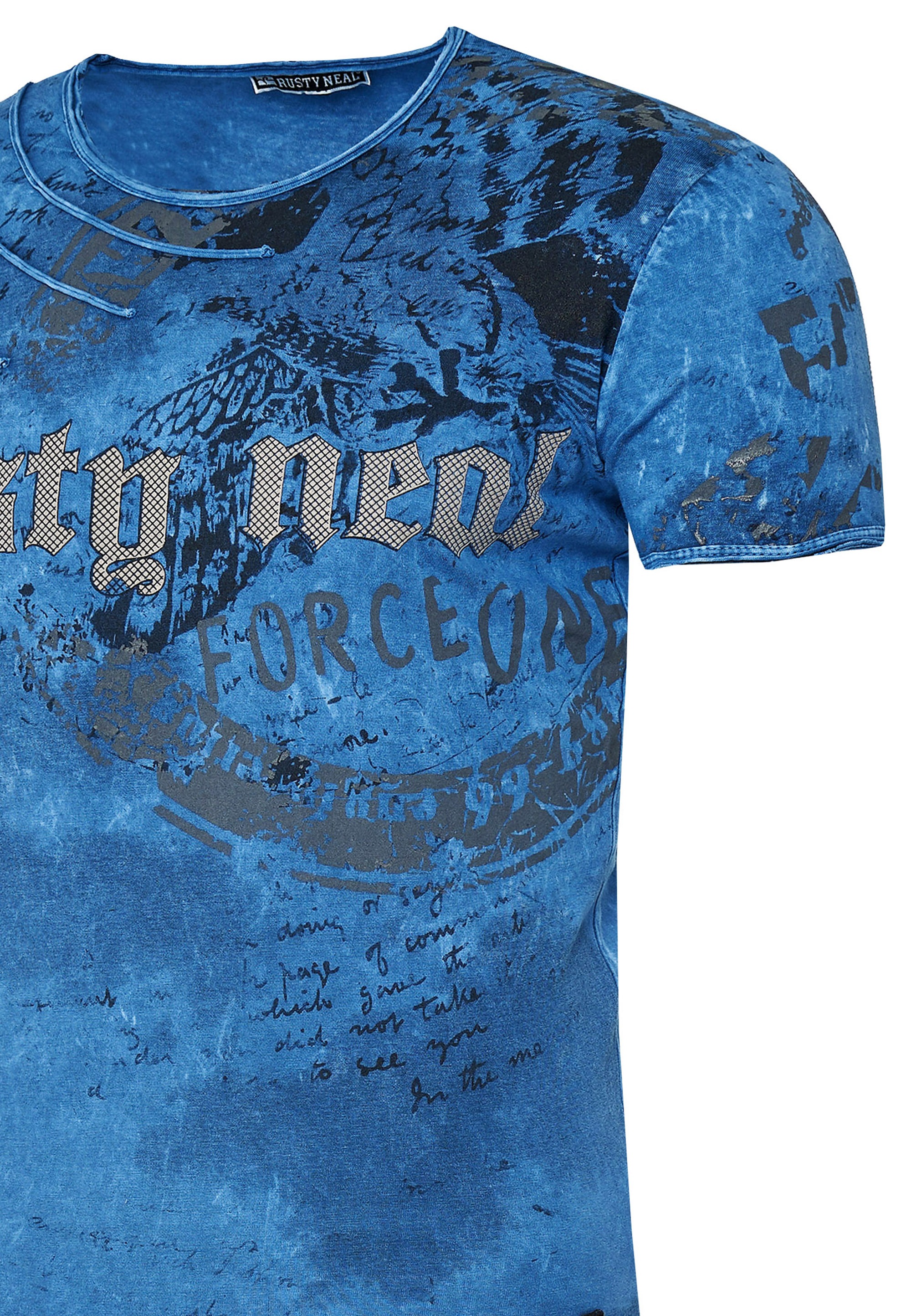 Rusty Neal T-Shirt, mit eindrucksvollem Print