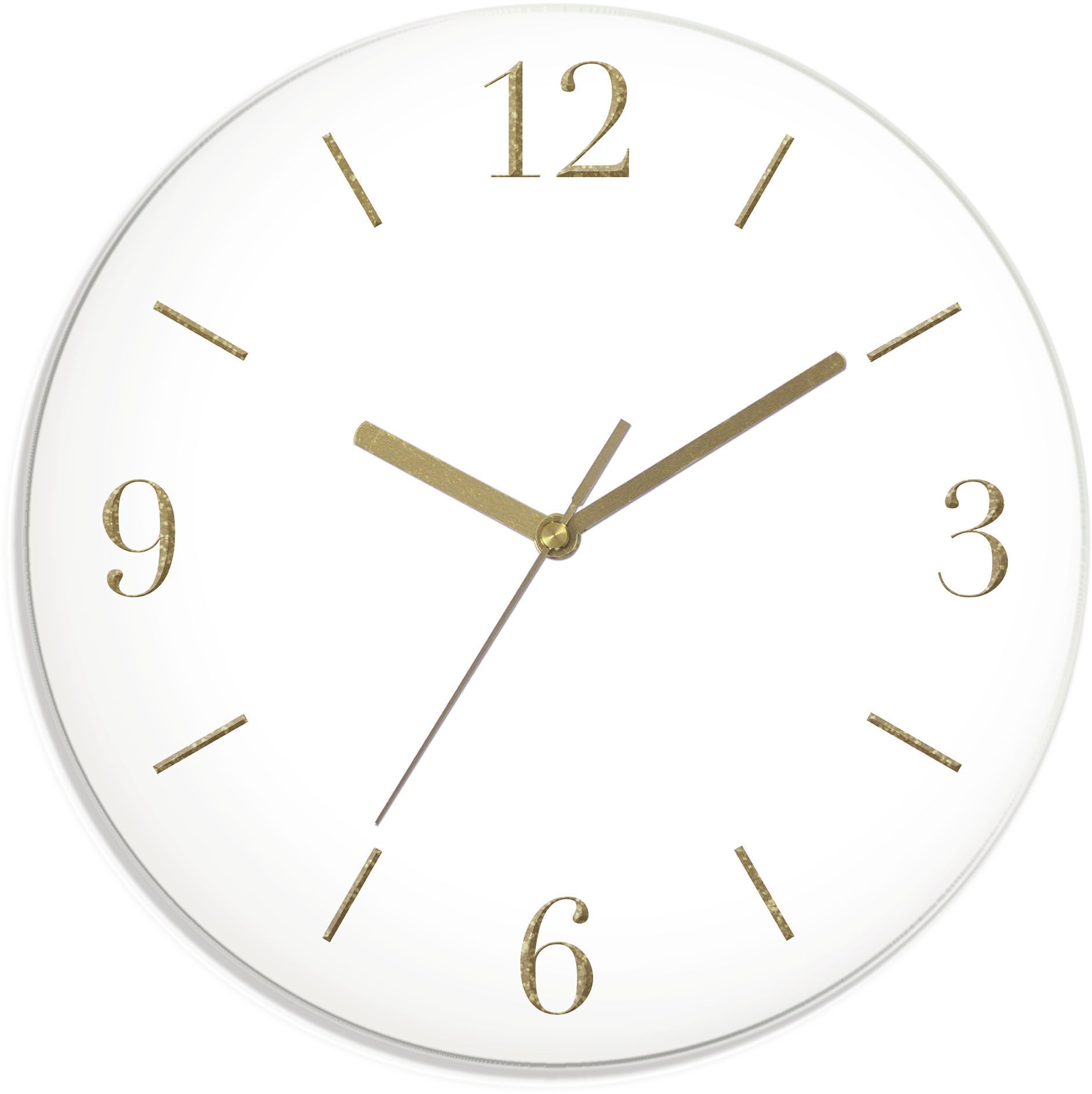 OTTO home Wanduhr "Aurum" wahlweise mit Quarz- oder Funkuhrwerk, lautlos oh günstig online kaufen