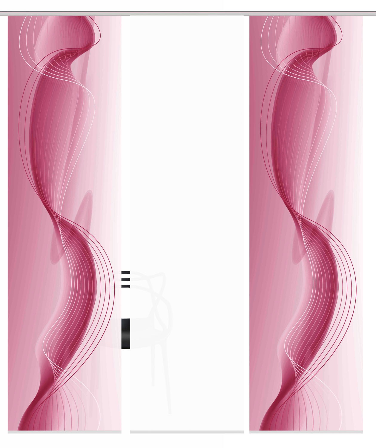 HOME WOHNIDEEN "FILIZ 3er SET" Paneelwagen 3 Stk. tlg. Schiebevorhang Digid günstig online kaufen