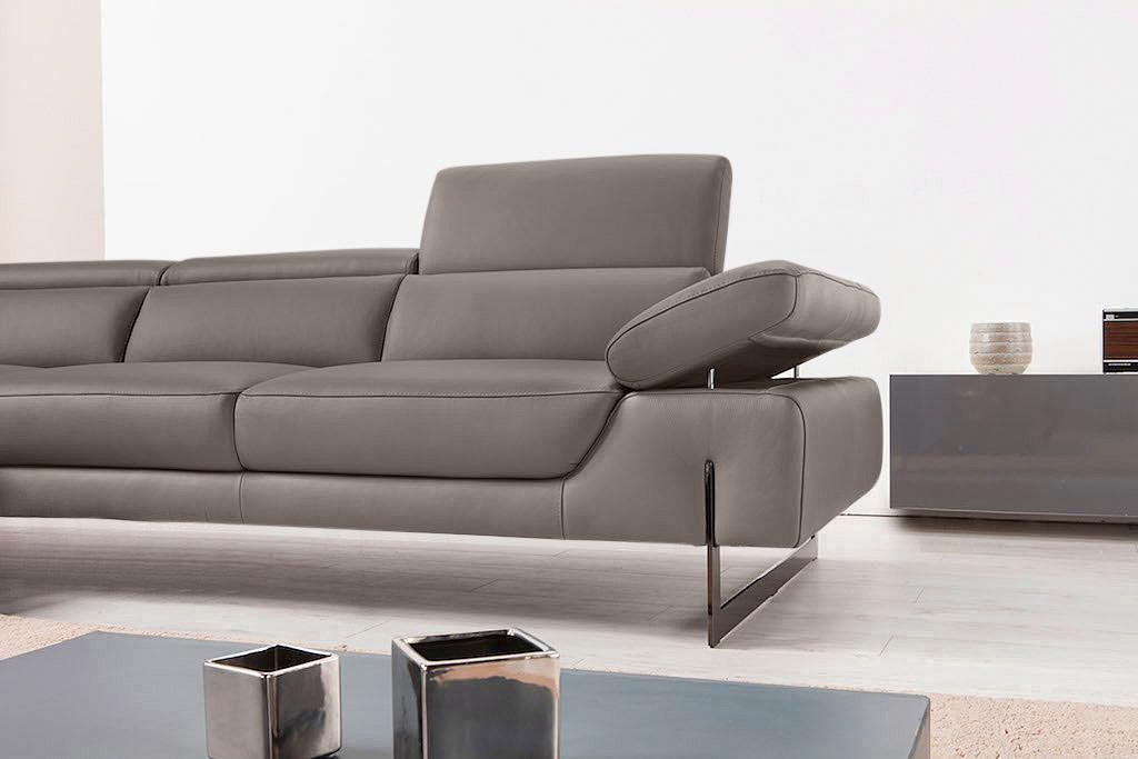 Egoitaliano Ecksofa »Queenie, extravagantes Sofa mit erstklassigem Sitzkomfort«, mit verstellbarer Armlehne und Kopfteilen für Wohlfühlkomfort