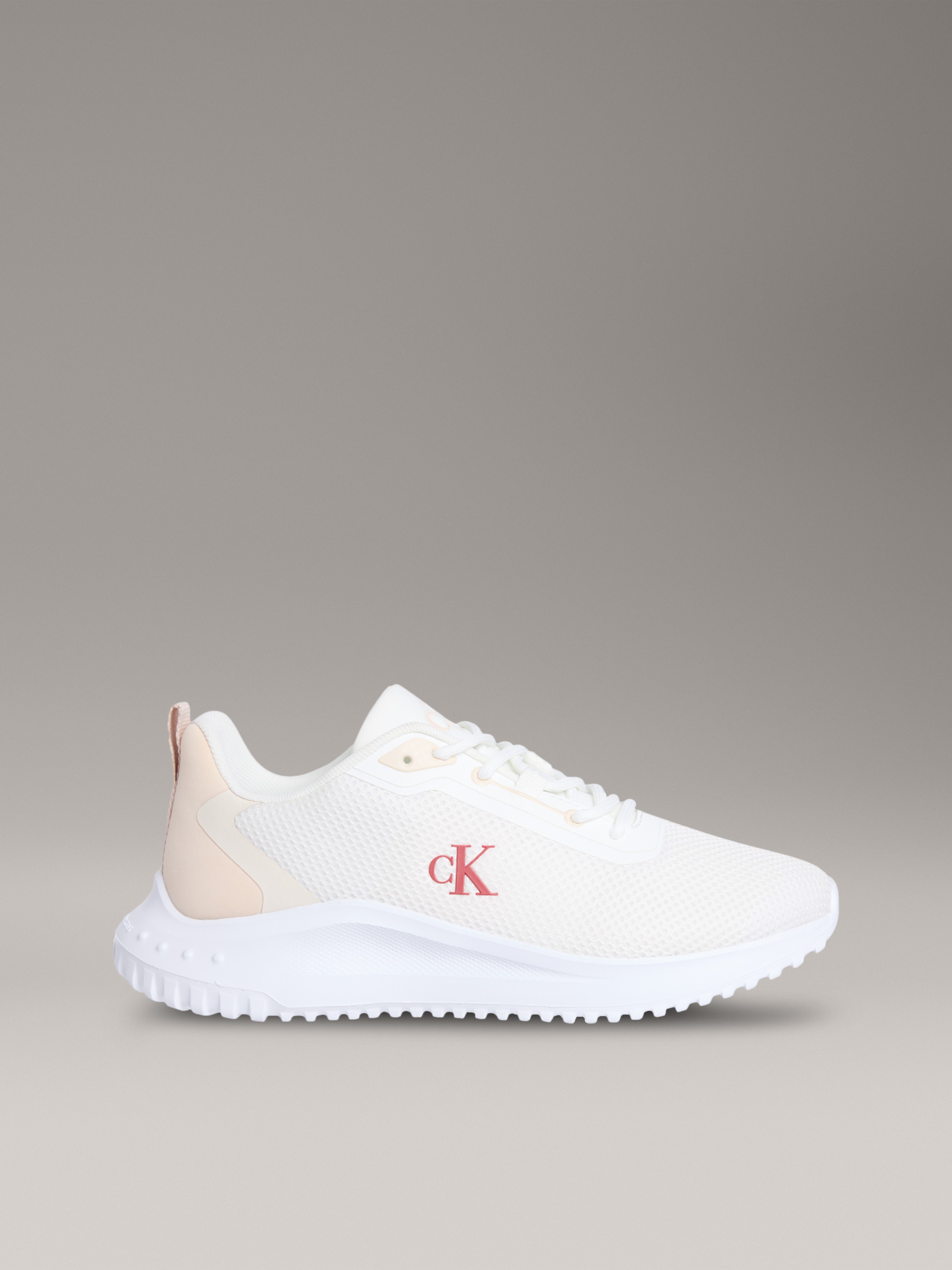 Calvin Klein Jeans Sneaker »EVA RUNNER L-UP MIX MESH LOGO CK«, Schnürschuh, Freizeitschuh, Halbschuh mit CK Logo an der Seite