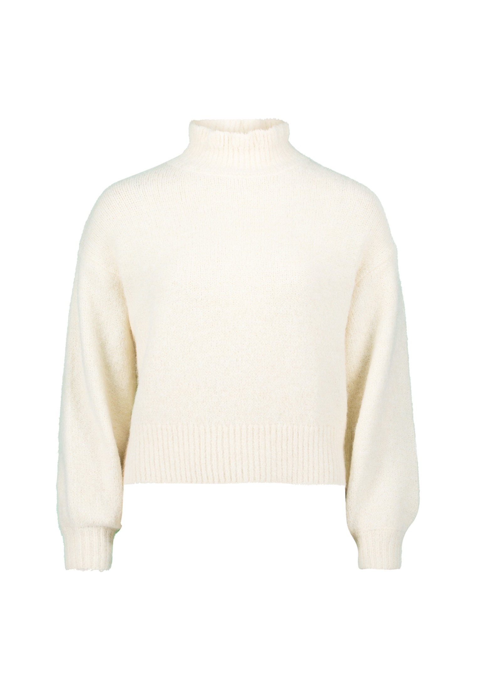 Zero Strickpullover "Damen mit Ballonärmeln" 1 Stk. Plain/ohne Details günstig online kaufen