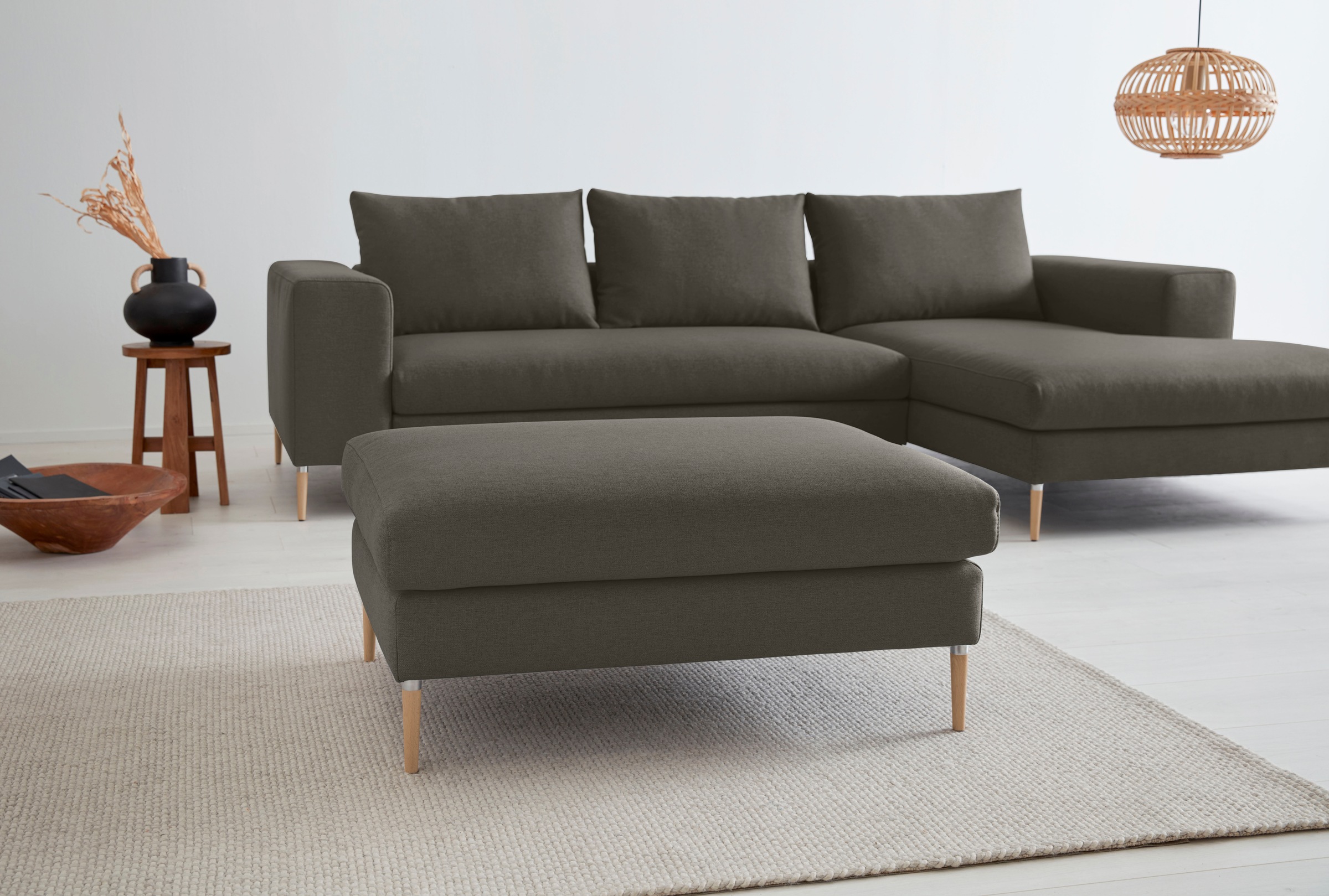 OTTO products Hockerbank »Finnja«, mit Recycling-Bezug