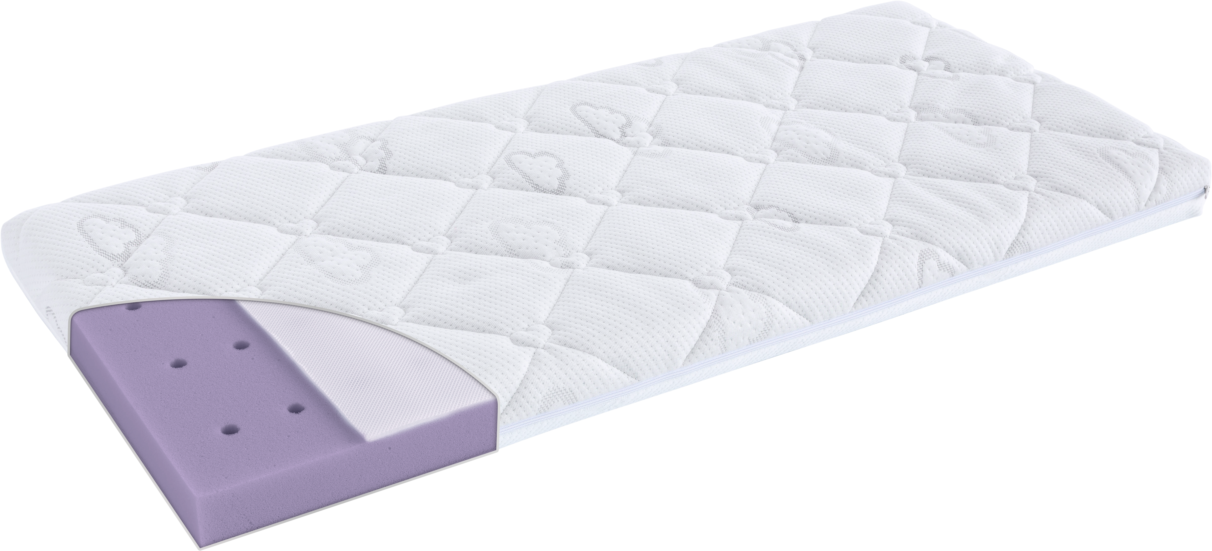 Träumeland Babymatratze "WIEGE Brise Light passend für BabyBay Midi Größe 40 x 80 x 6 cm" 6 cm hoch Raumgewicht: 40 kg/m³ 1-tlg., 1 Stk. tlg.