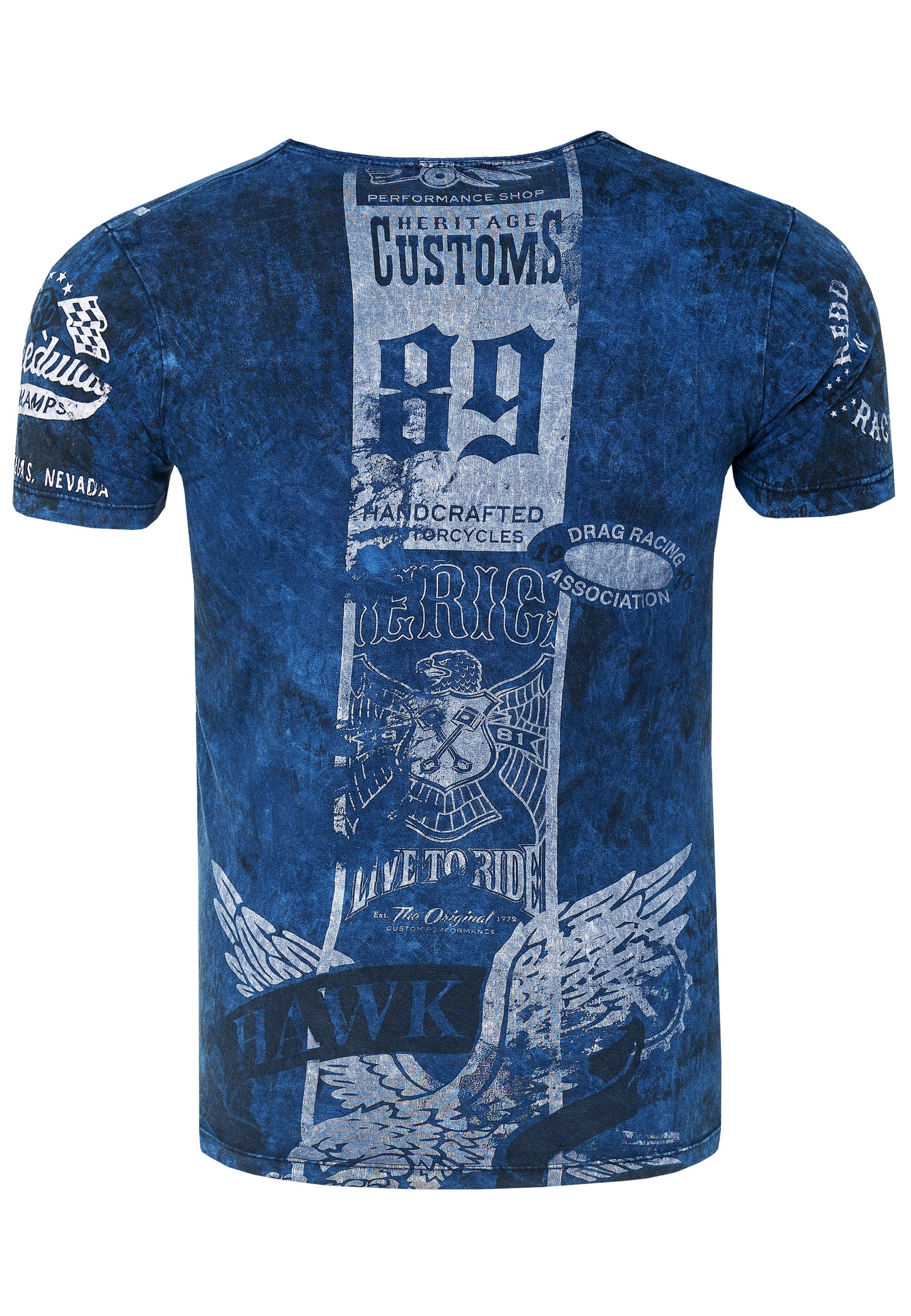 Rusty Neal T-Shirt mit modernem Print
