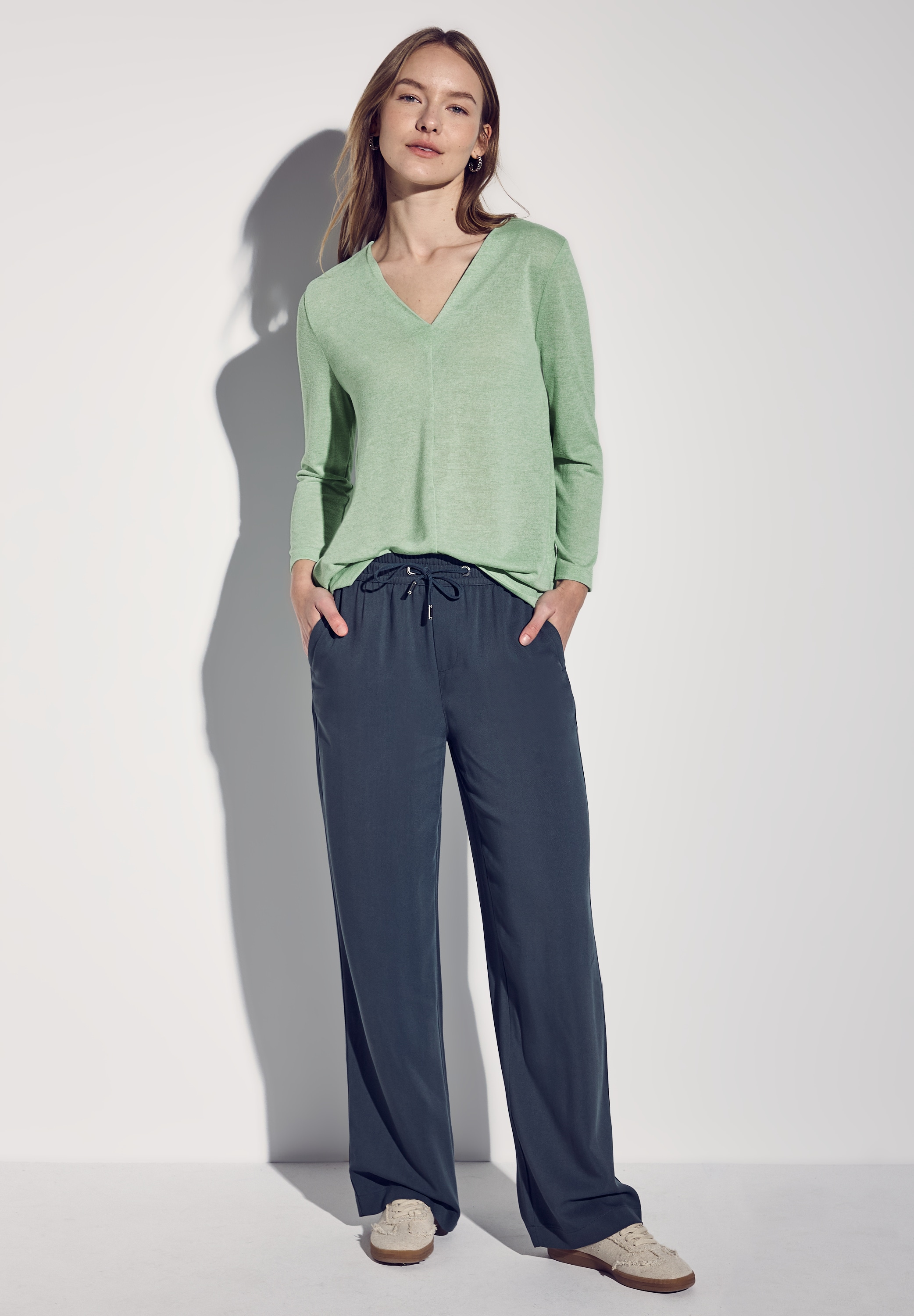 STREET ONE 3/4-Arm-Shirt, mit 3/4 Ärmeln