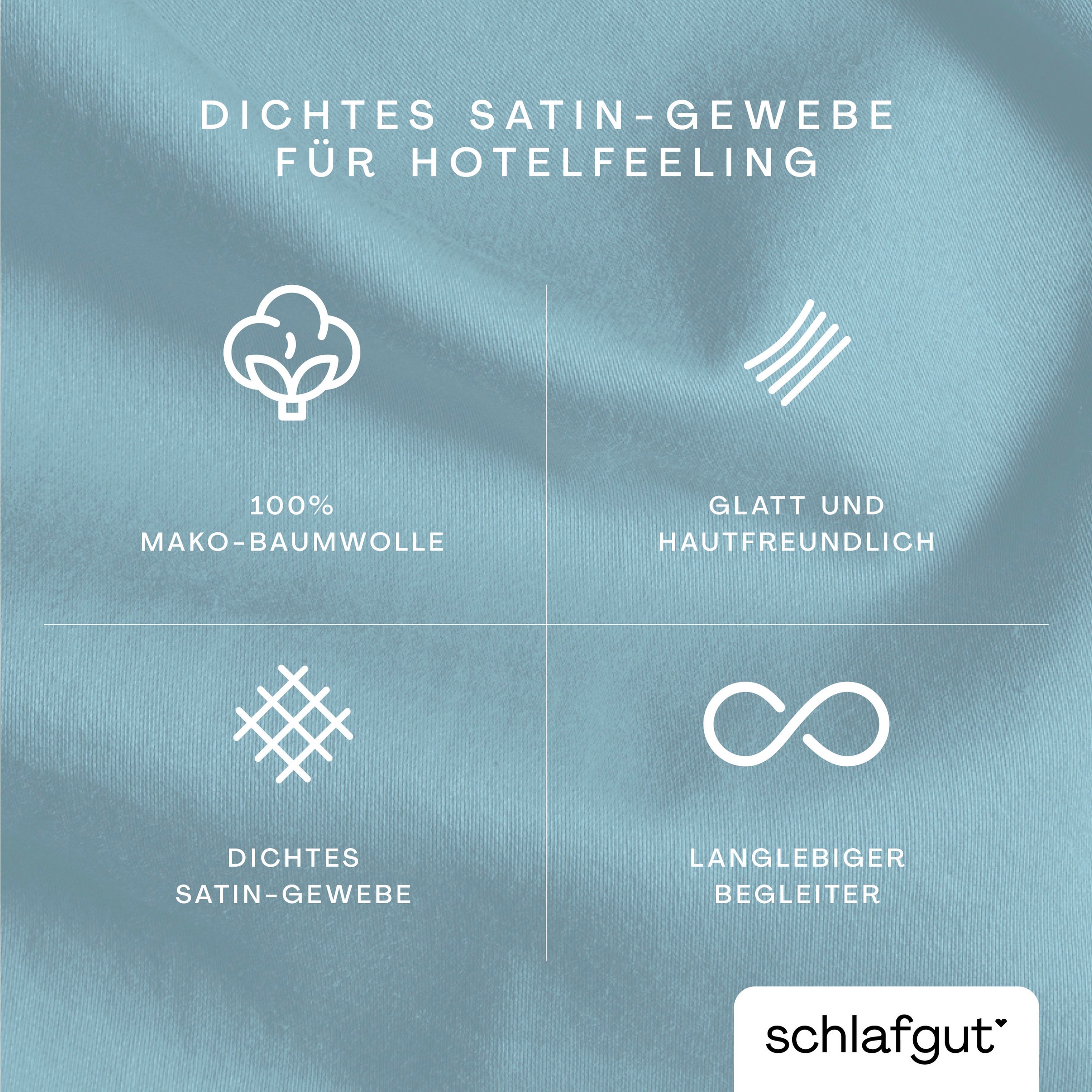 Thumbnail - Schlafgut Bettbezug "Woven Satin" besonders dicht gewebt, Mix & Match: passender Kissenbezug erhältlich